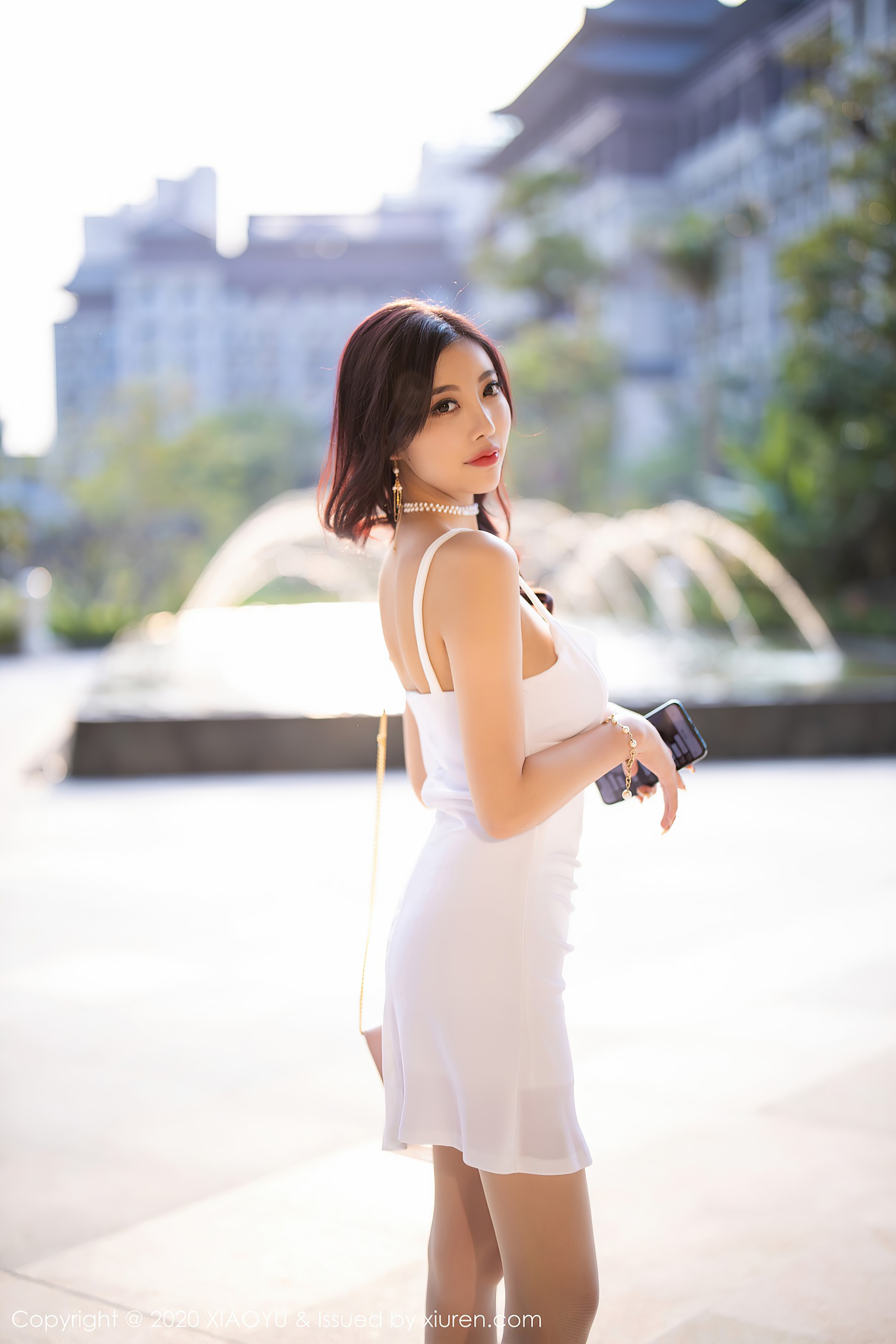 图片[43]-[XIAOYU语画界]YU20200722VOL0331 2020.07.22 VOL.331 白色吊裙肉丝 杨晨晨sugar[67+1P] – 速更版-美库