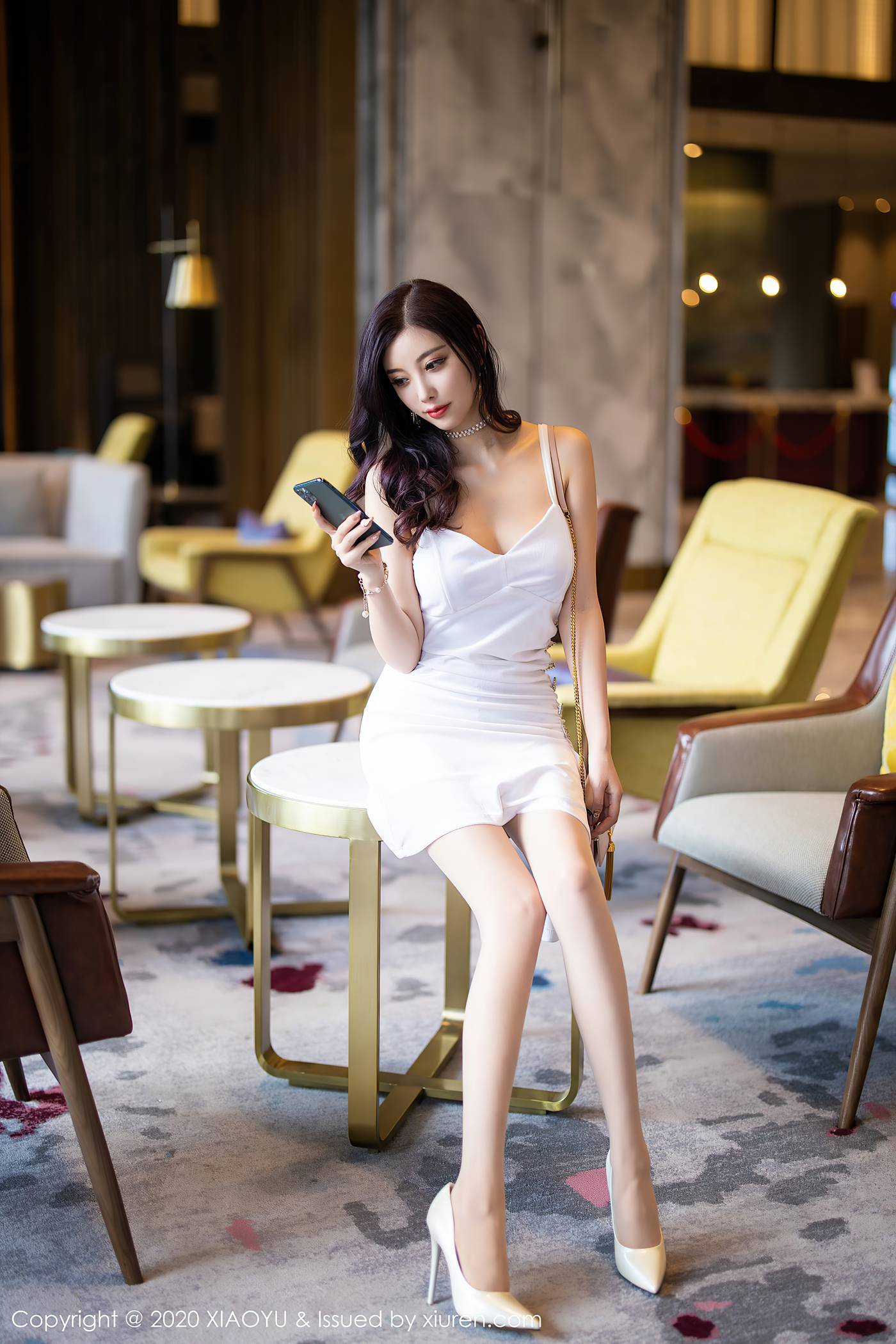 图片[53]-[XIAOYU语画界]YU20200722VOL0331 2020.07.22 VOL.331 白色吊裙肉丝 杨晨晨sugar[67+1P] – 速更版-美库