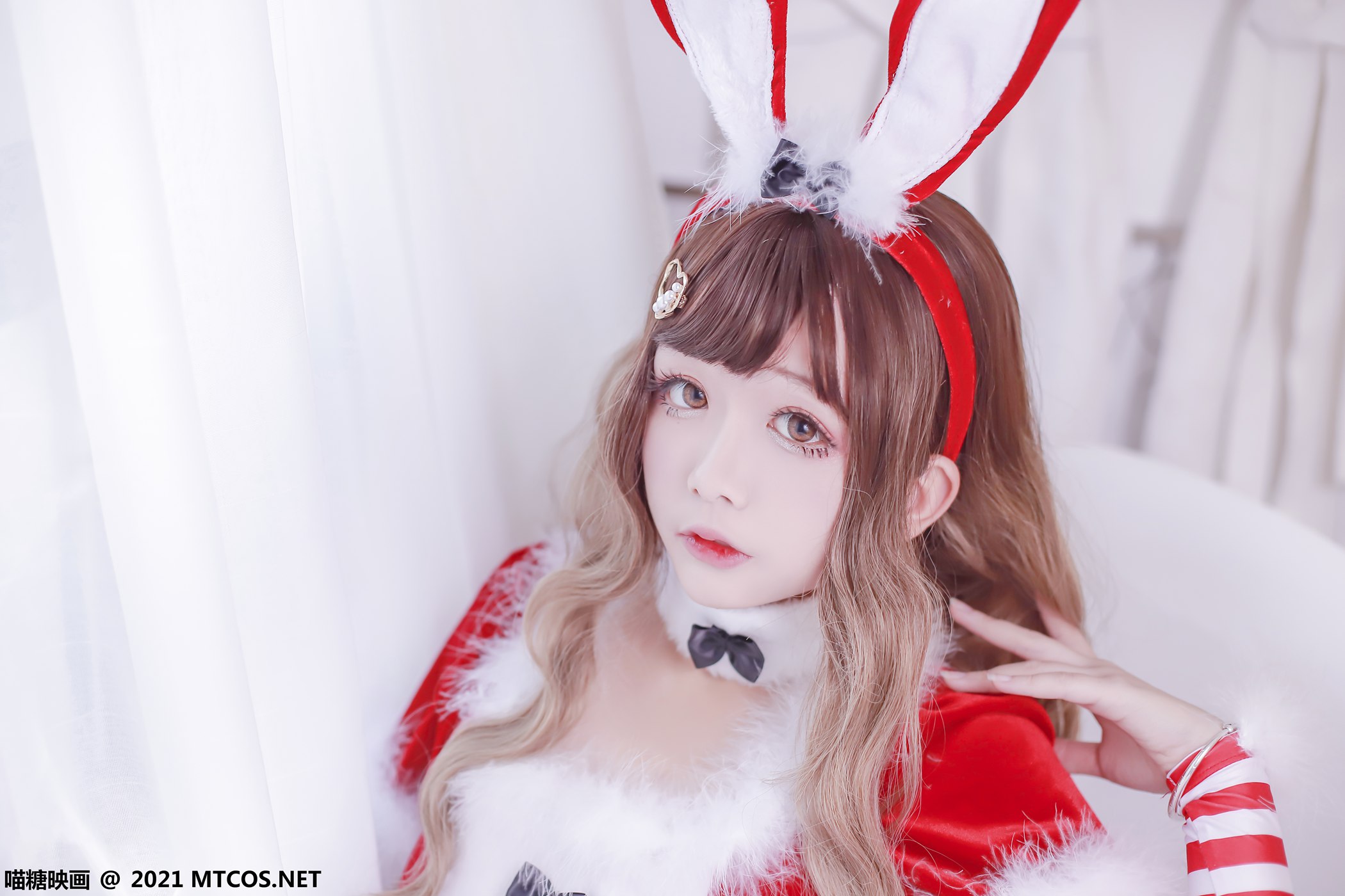 图片[10]-[喵糖映画]VOL.389 红色兔子[33P] – 速更版-美库