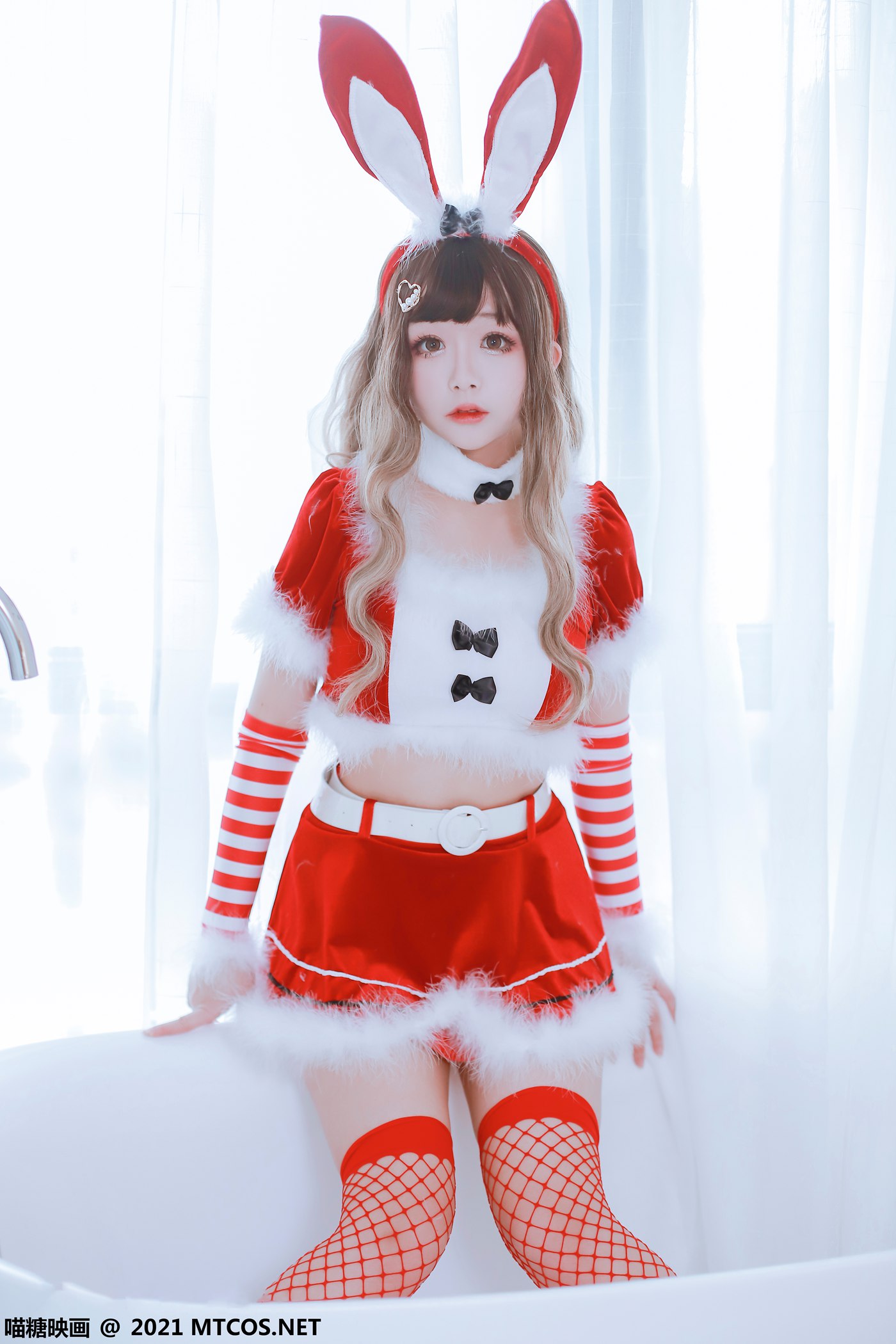 图片[22]-[喵糖映画]VOL.389 红色兔子[33P] – 速更版-美库