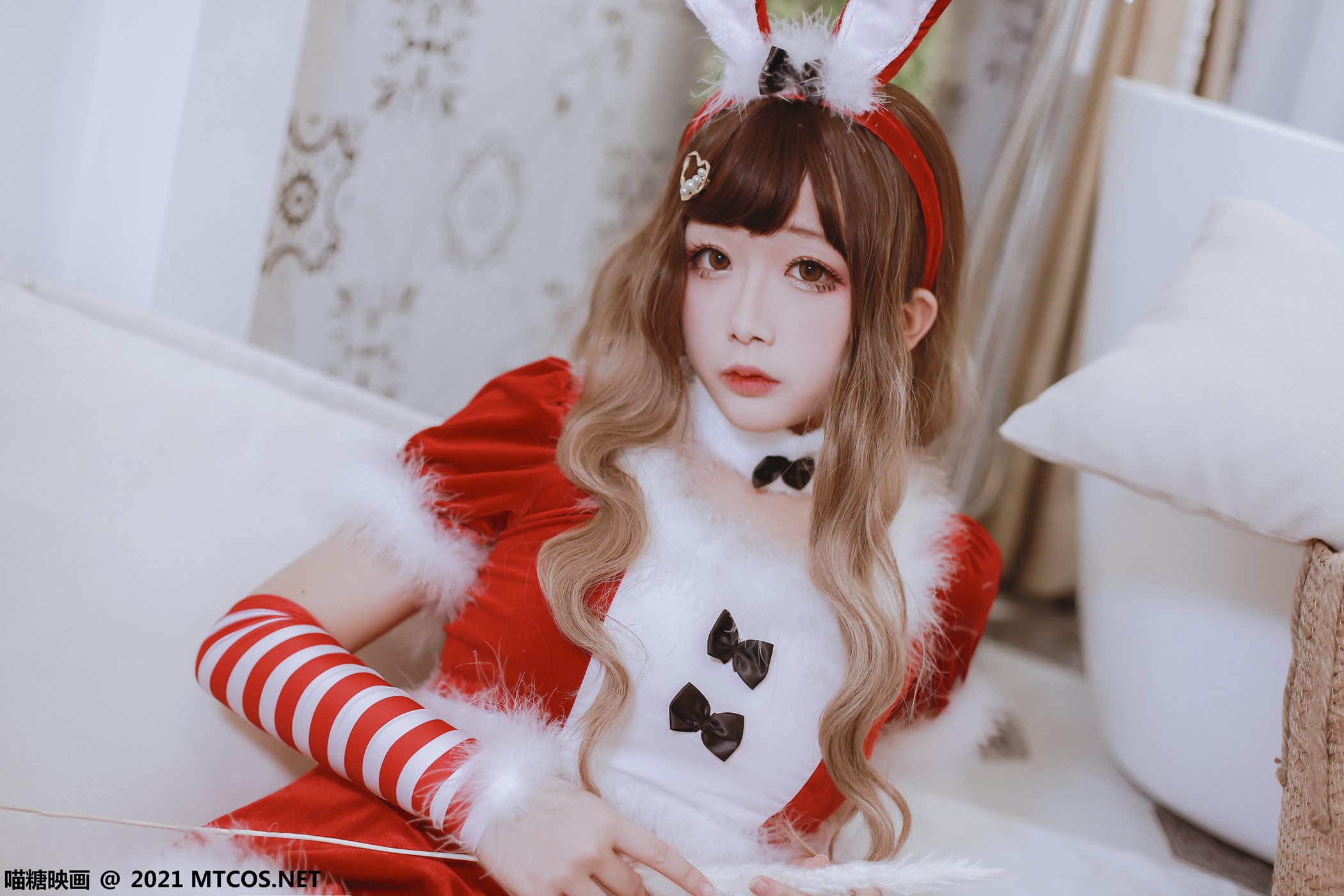 图片[33]-[喵糖映画]VOL.389 红色兔子[33P] – 速更版-美库