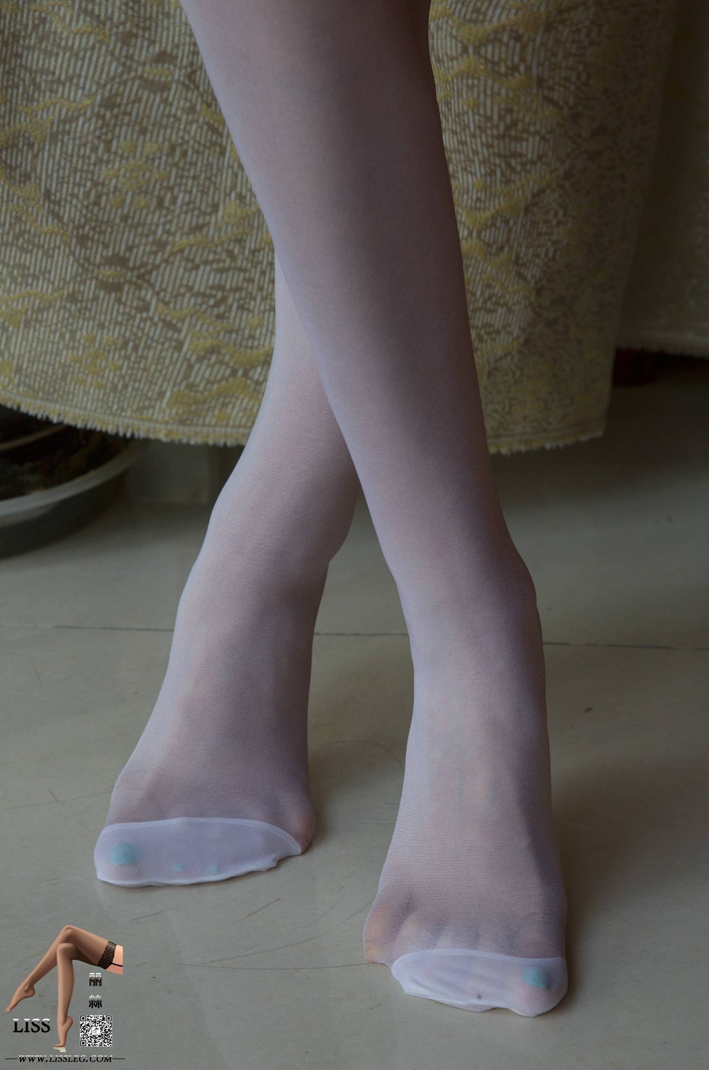图片[44]-[LISS丽丝映像]NO.009 莎莎小姐 情蜜玉足 白蕾丝筒袜与超薄肉丝[91P] – 速更版-美库