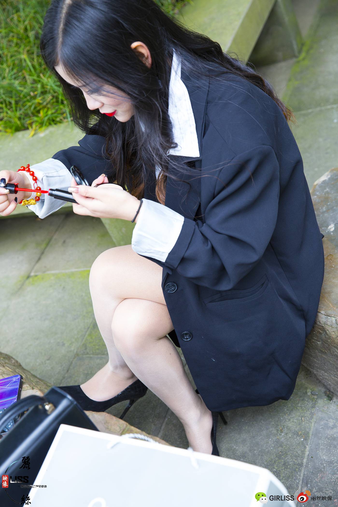 图片[24]-[LISS丽丝映像]NO.005 晴川《下班别骑电瓶车先走啦》[35P] – 速更版-美库