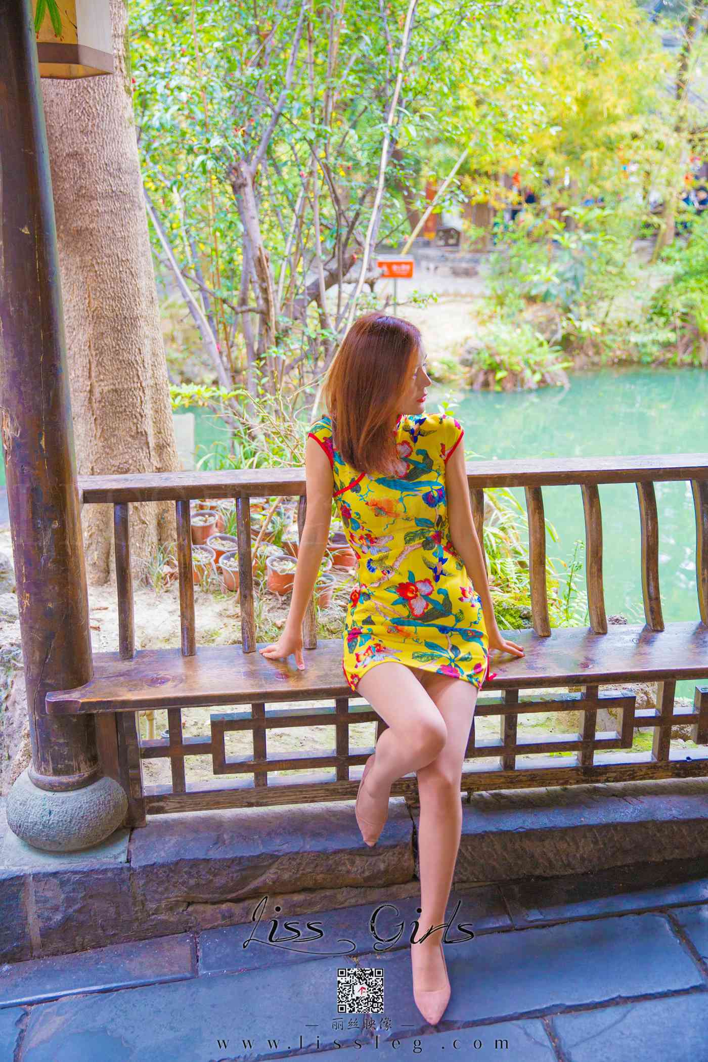 图片[49]-[LISS丽丝映像]NO.032 凉冰《丝旗欲袍女人香》[99P] – 速更版-美库