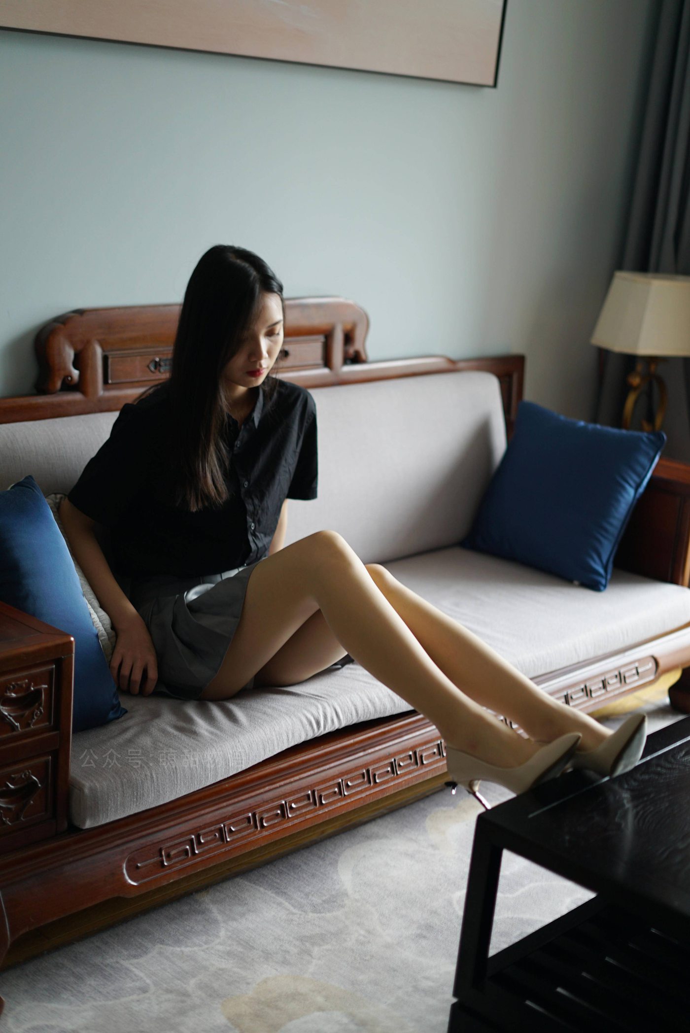 图片[14]-[萌甜物语]XM121《短裙黑衬衣-小苏》[96P] – 速更版-美库