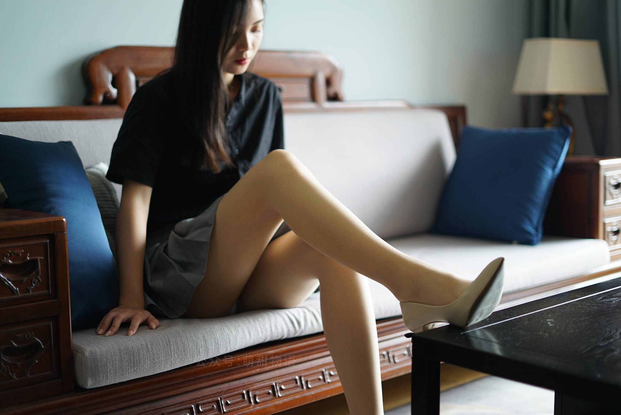 图片[17]-[萌甜物语]XM121《短裙黑衬衣-小苏》[96P] – 速更版-美库