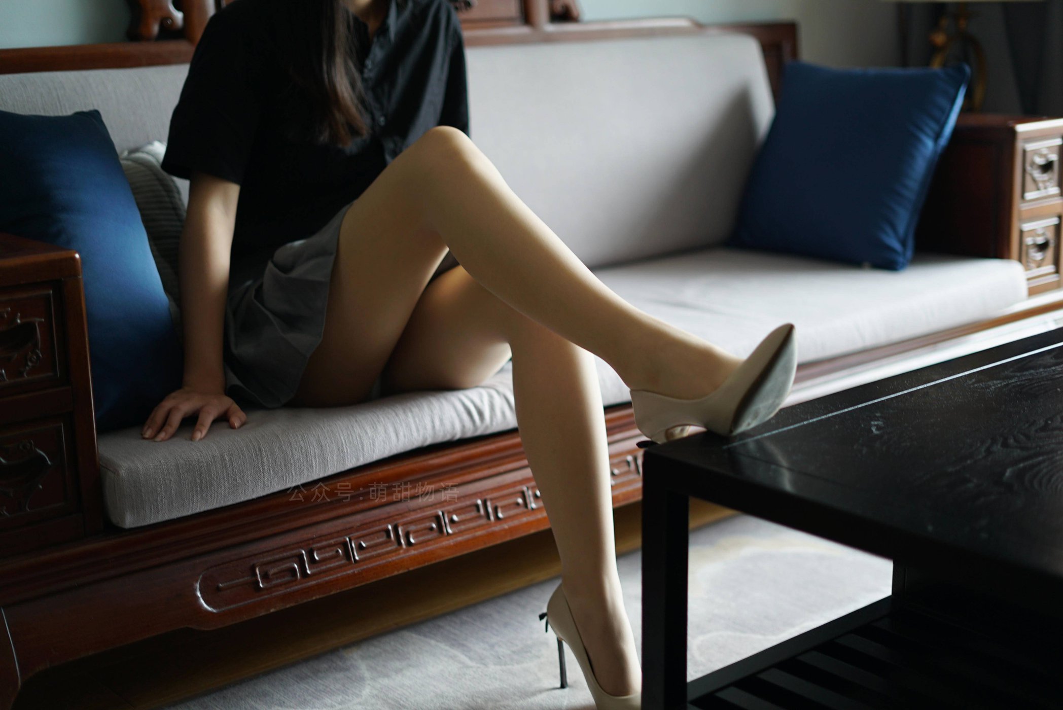 图片[18]-[萌甜物语]XM121《短裙黑衬衣-小苏》[96P] – 速更版-美库