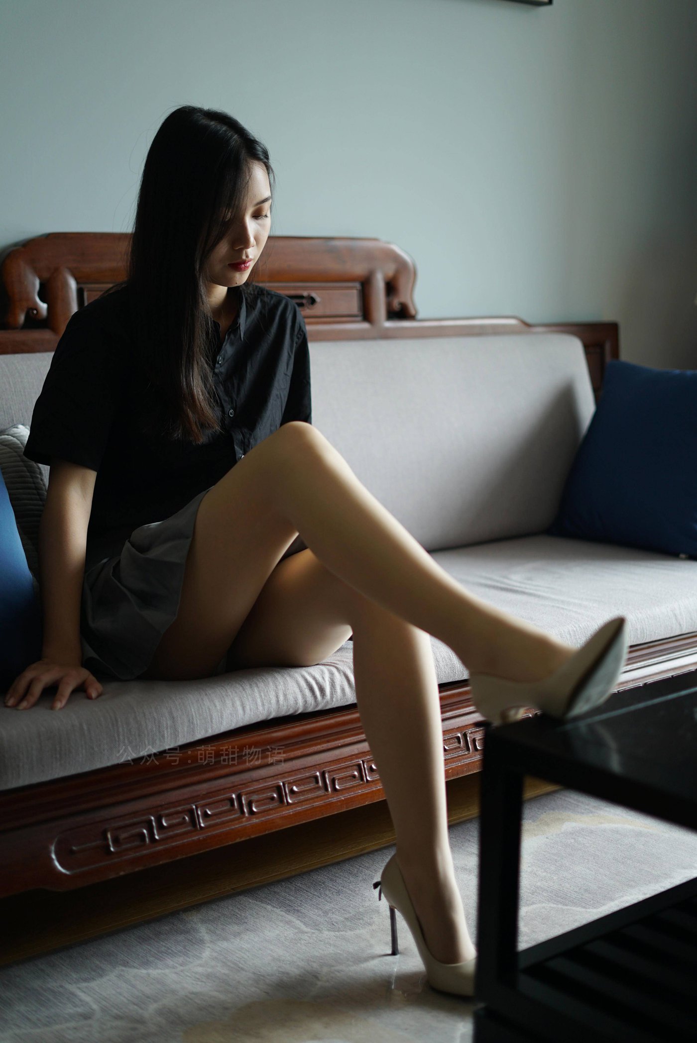 图片[19]-[萌甜物语]XM121《短裙黑衬衣-小苏》[96P] – 速更版-美库