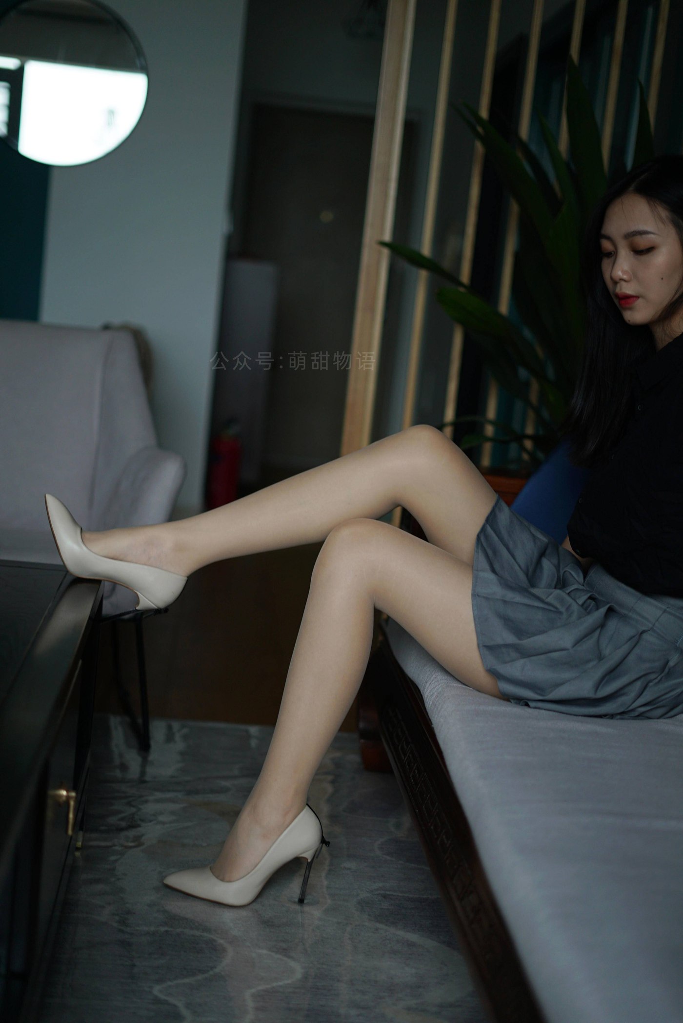 图片[21]-[萌甜物语]XM121《短裙黑衬衣-小苏》[96P] – 速更版-美库