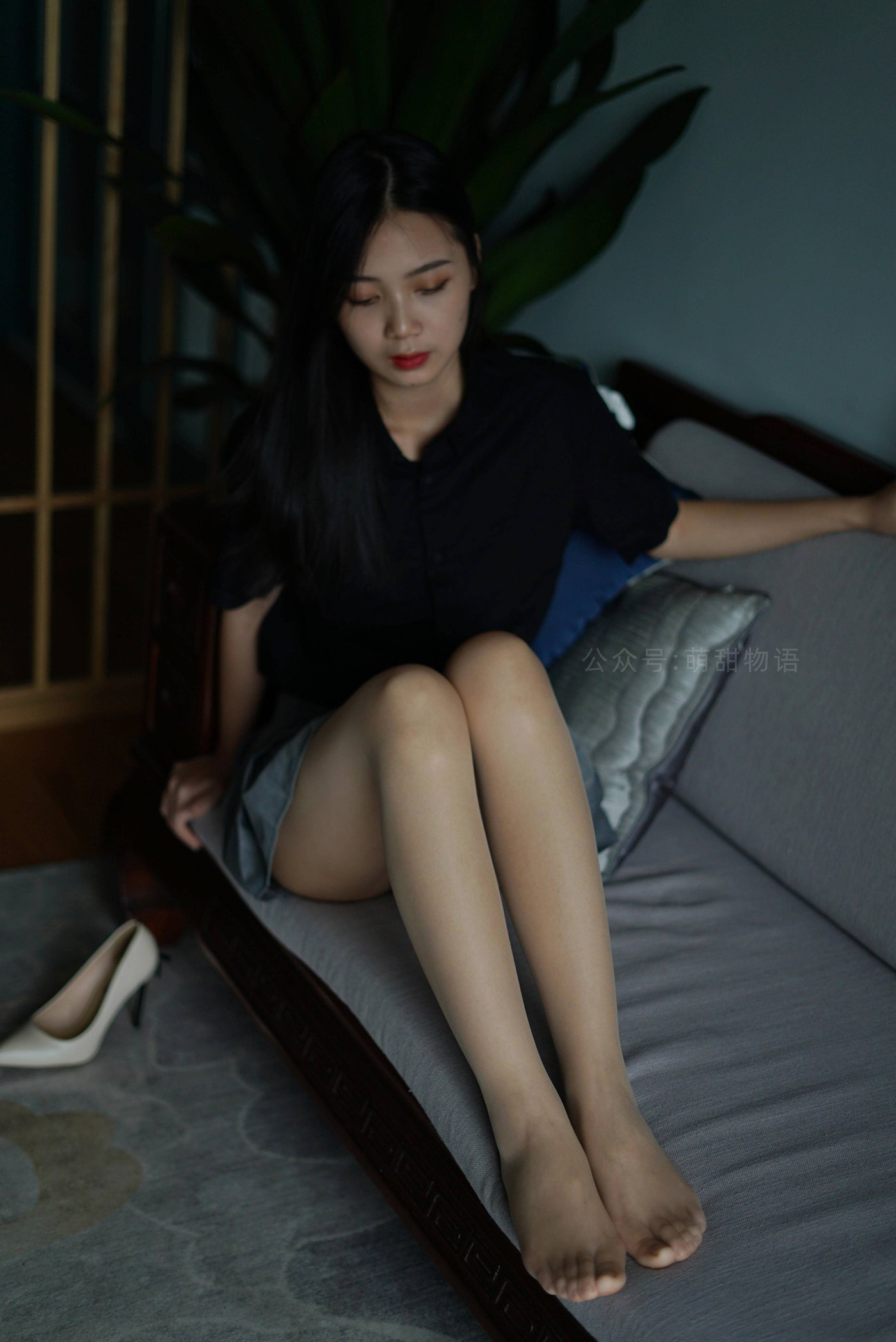 图片[22]-[萌甜物语]XM121《短裙黑衬衣-小苏》[96P] – 速更版-美库