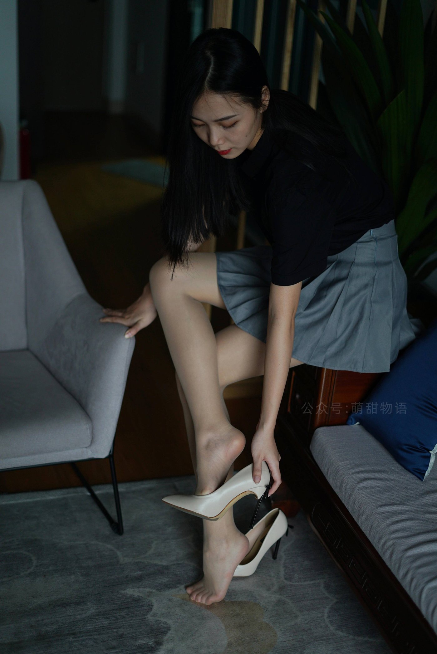 图片[31]-[萌甜物语]XM121《短裙黑衬衣-小苏》[96P] – 速更版-美库