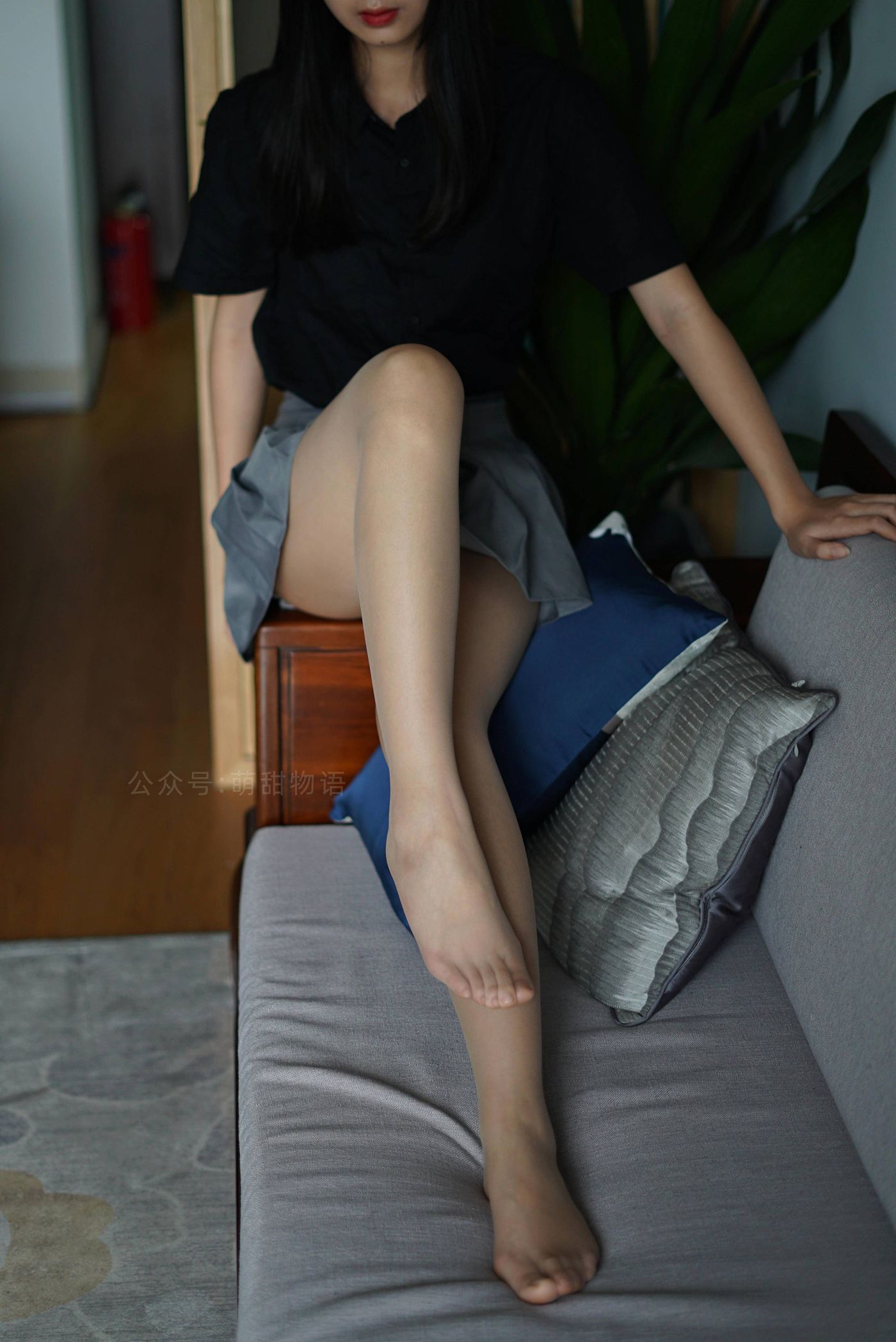 图片[44]-[萌甜物语]XM121《短裙黑衬衣-小苏》[96P] – 速更版-美库