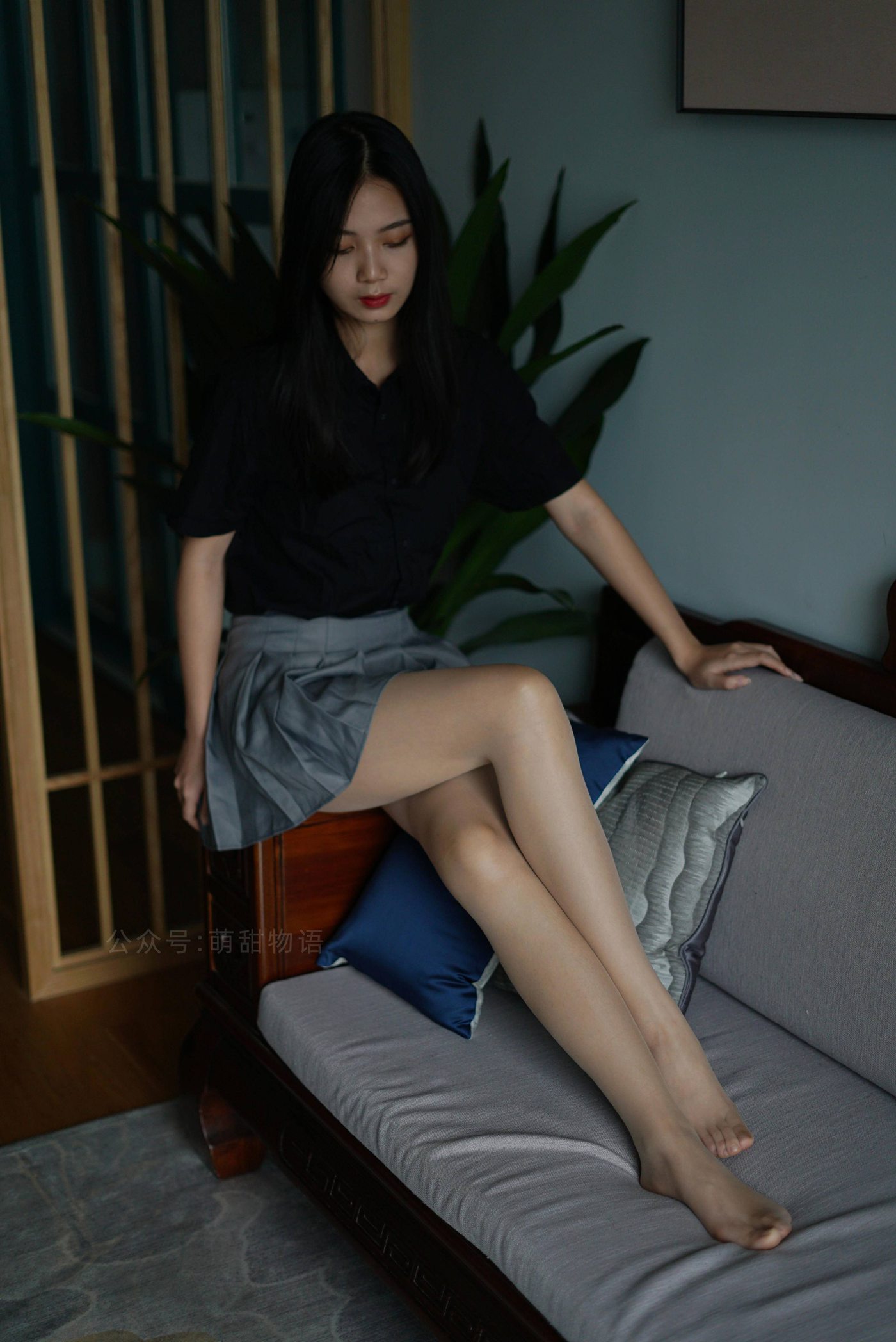 图片[46]-[萌甜物语]XM121《短裙黑衬衣-小苏》[96P] – 速更版-美库