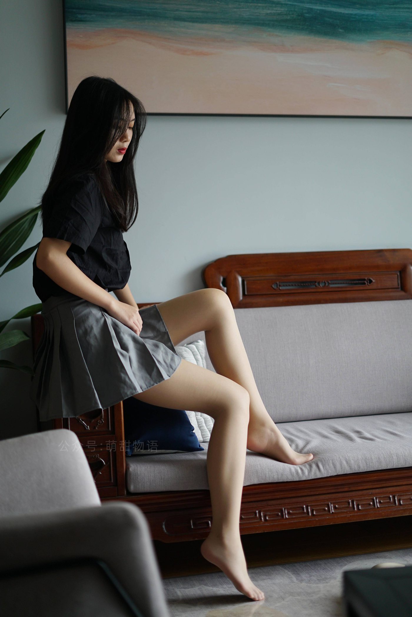 图片[47]-[萌甜物语]XM121《短裙黑衬衣-小苏》[96P] – 速更版-美库