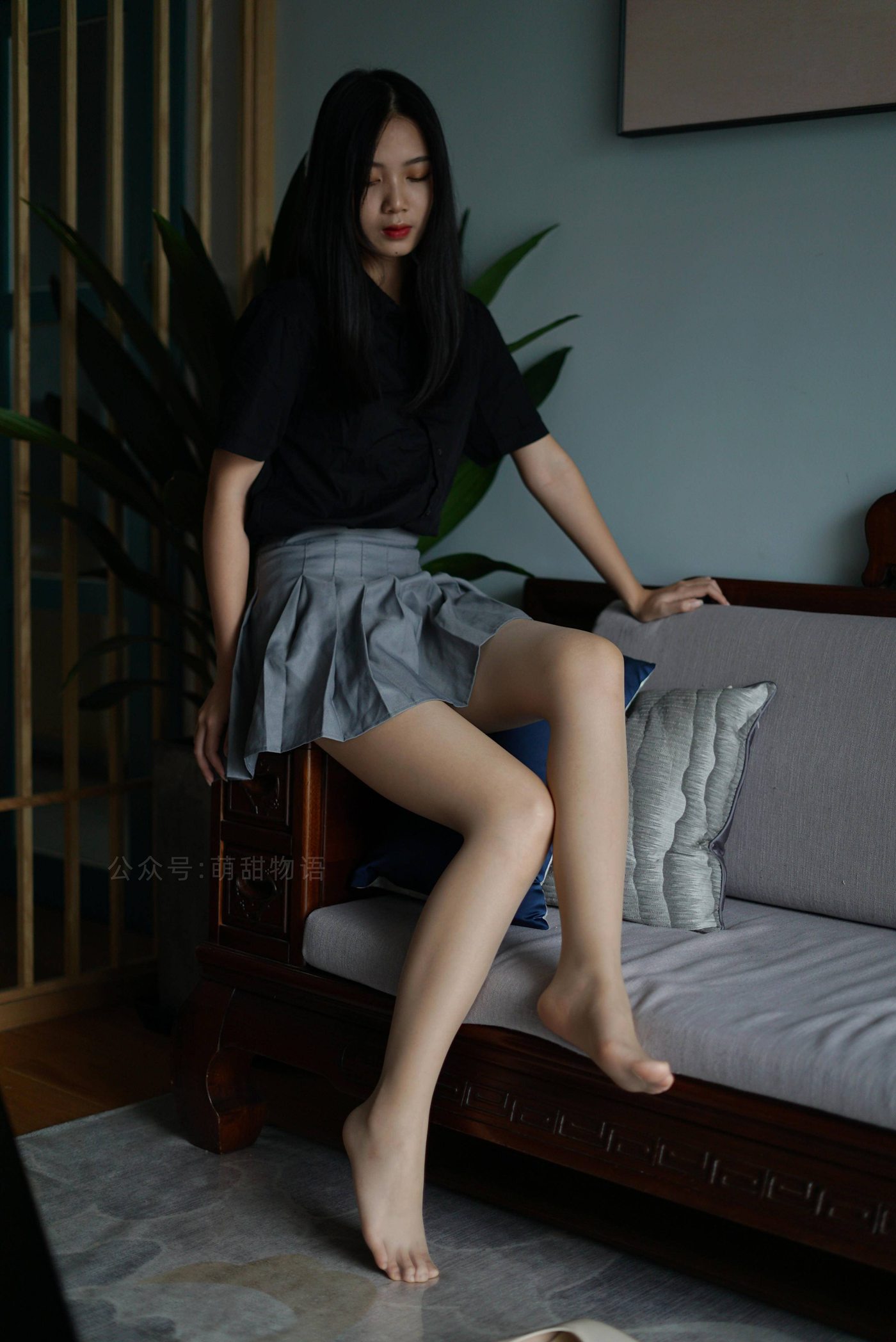 图片[49]-[萌甜物语]XM121《短裙黑衬衣-小苏》[96P] – 速更版-美库