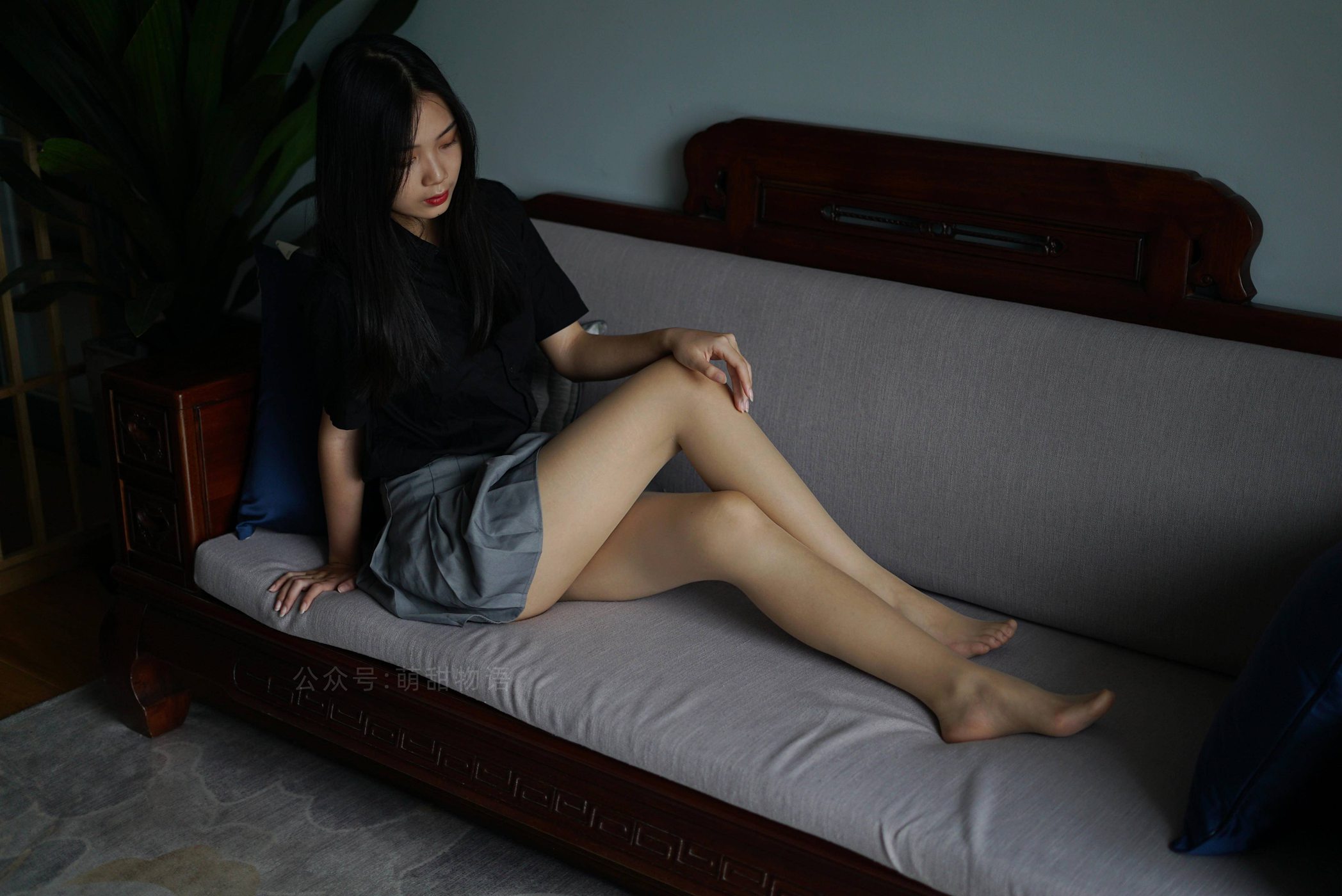 图片[51]-[萌甜物语]XM121《短裙黑衬衣-小苏》[96P] – 速更版-美库