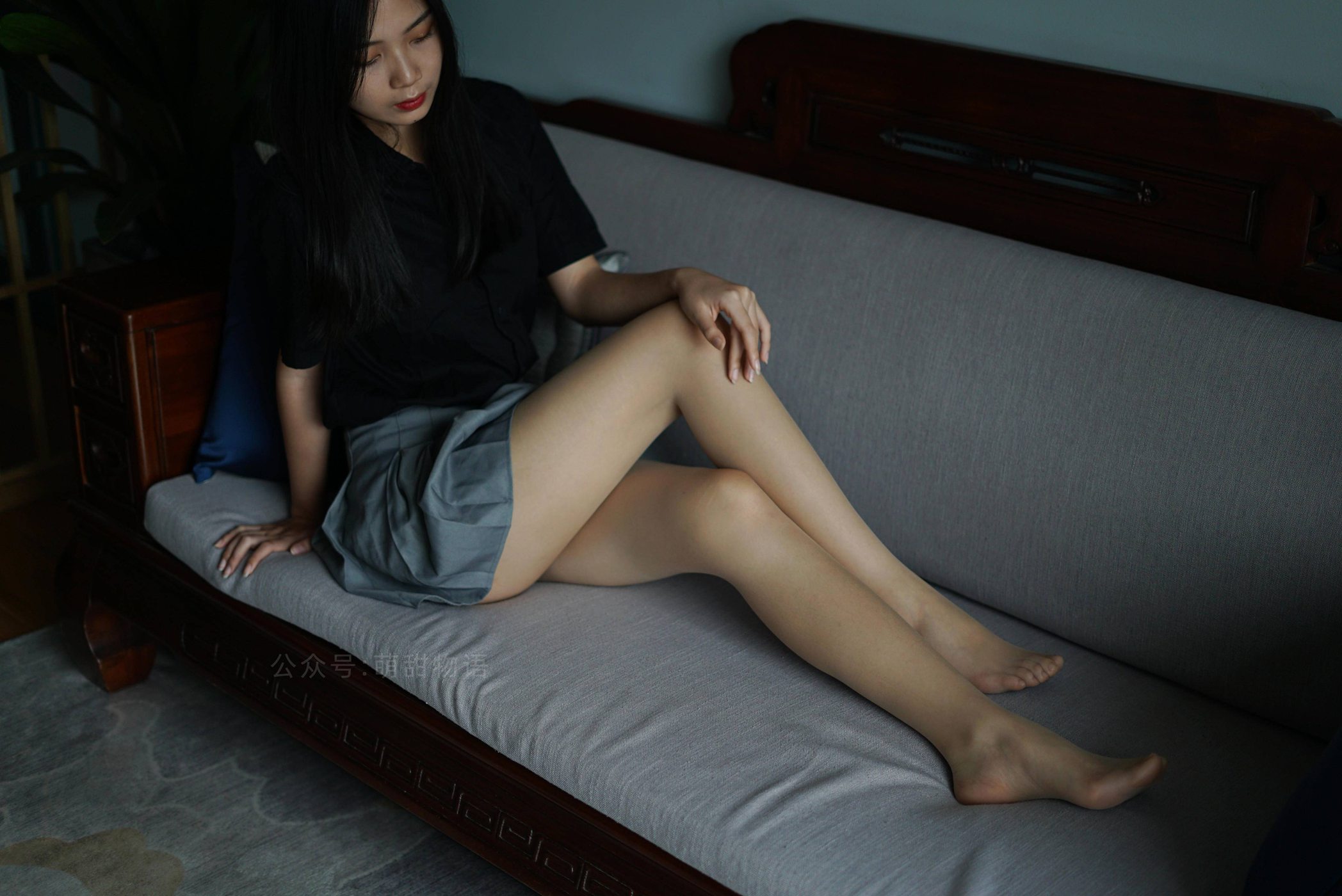 图片[52]-[萌甜物语]XM121《短裙黑衬衣-小苏》[96P] – 速更版-美库