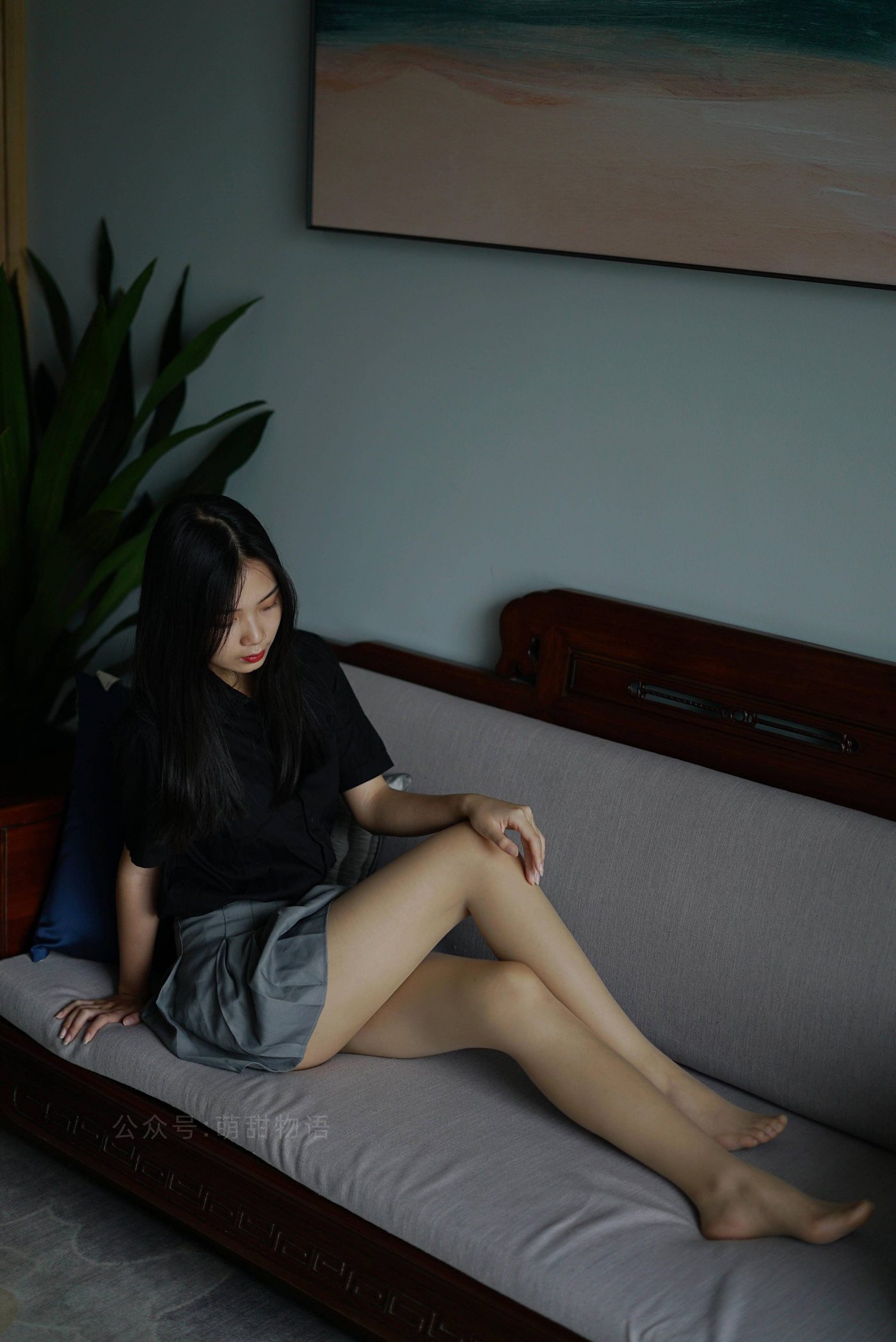 图片[53]-[萌甜物语]XM121《短裙黑衬衣-小苏》[96P] – 速更版-美库