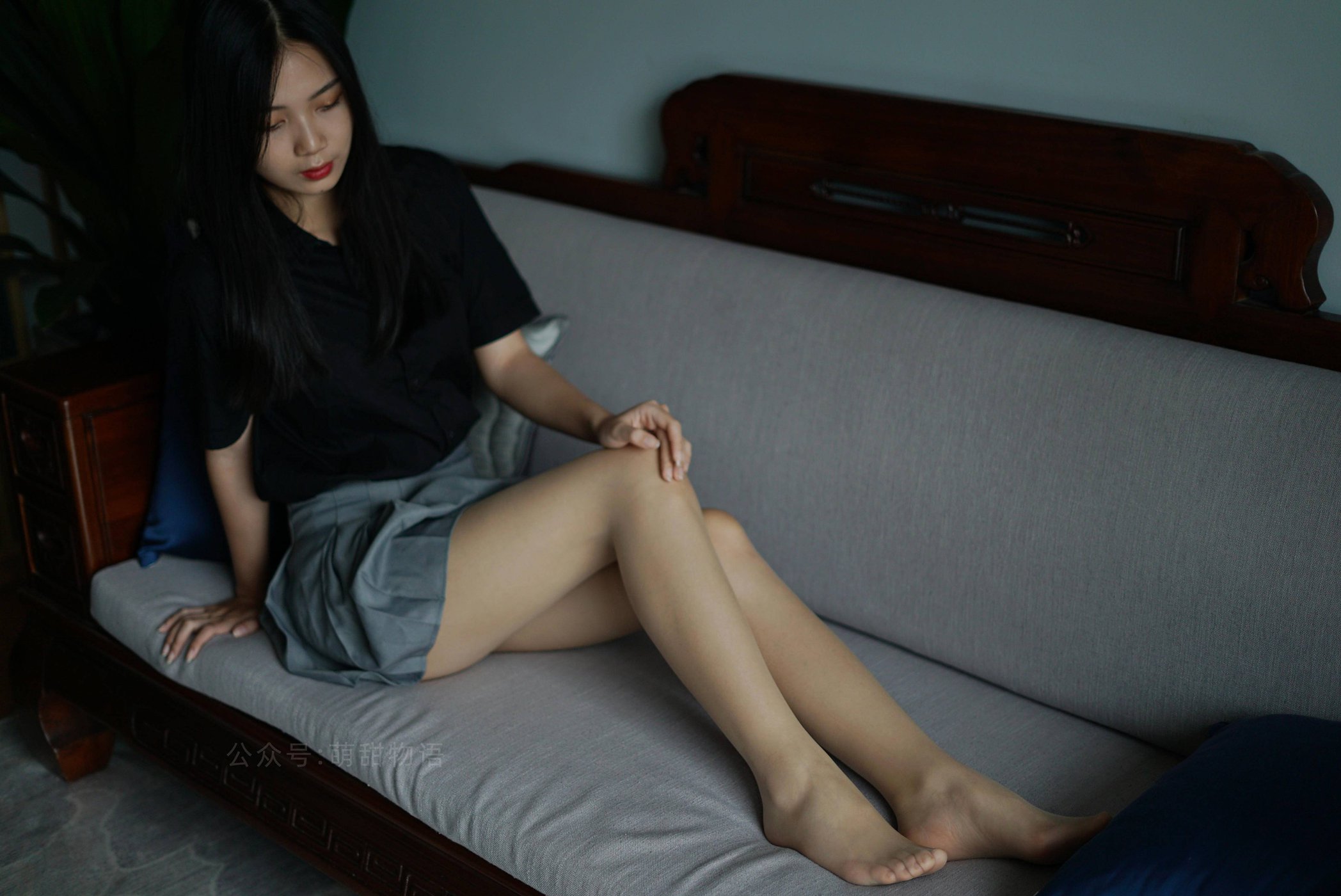 图片[54]-[萌甜物语]XM121《短裙黑衬衣-小苏》[96P] – 速更版-美库