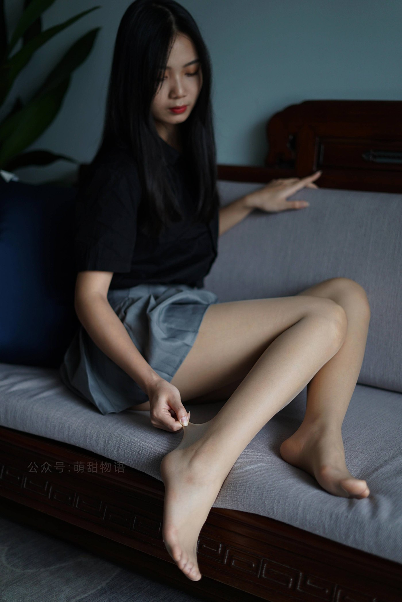 图片[55]-[萌甜物语]XM121《短裙黑衬衣-小苏》[96P] – 速更版-美库