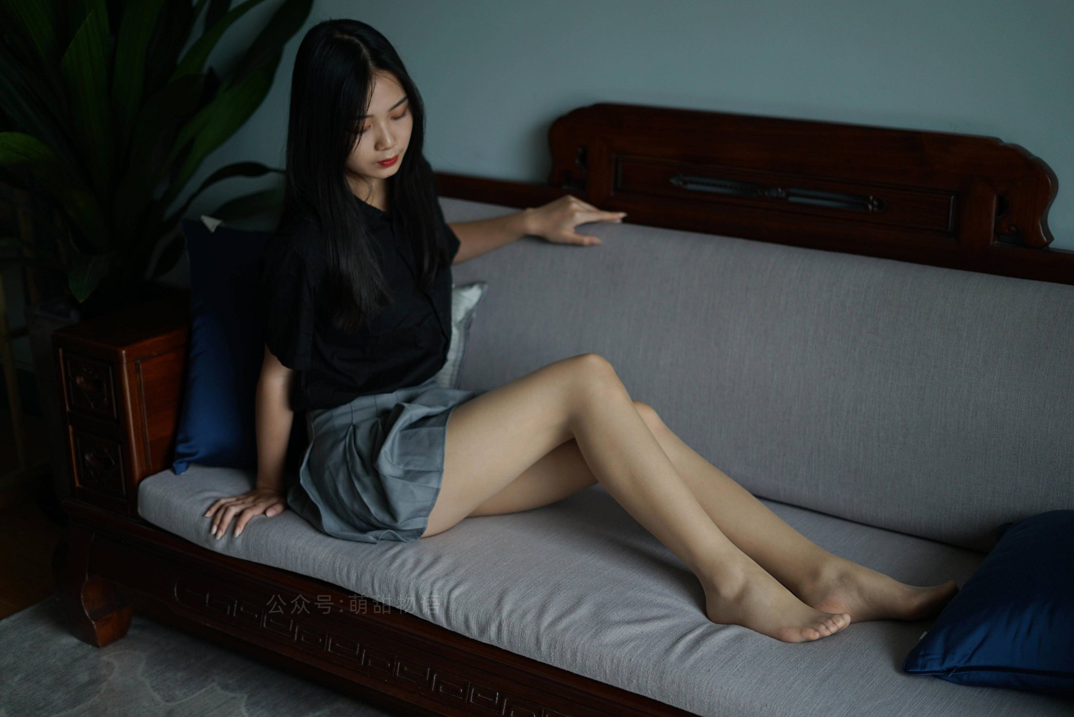 图片[56]-[萌甜物语]XM121《短裙黑衬衣-小苏》[96P] – 速更版-美库