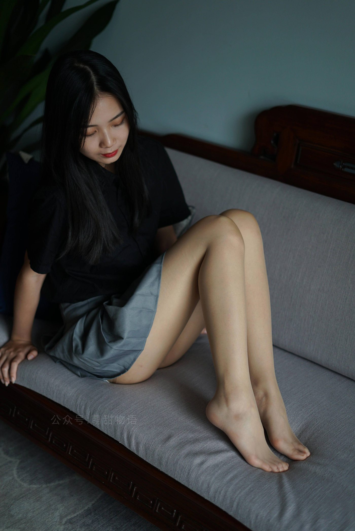 图片[59]-[萌甜物语]XM121《短裙黑衬衣-小苏》[96P] – 速更版-美库