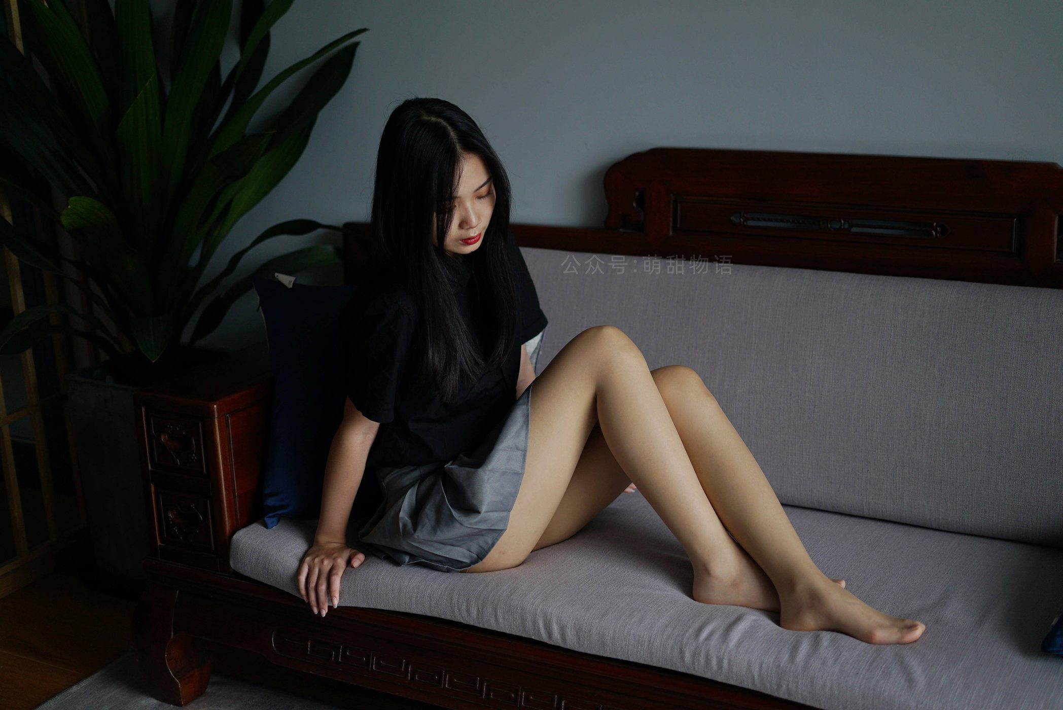 图片[64]-[萌甜物语]XM121《短裙黑衬衣-小苏》[96P] – 速更版-美库