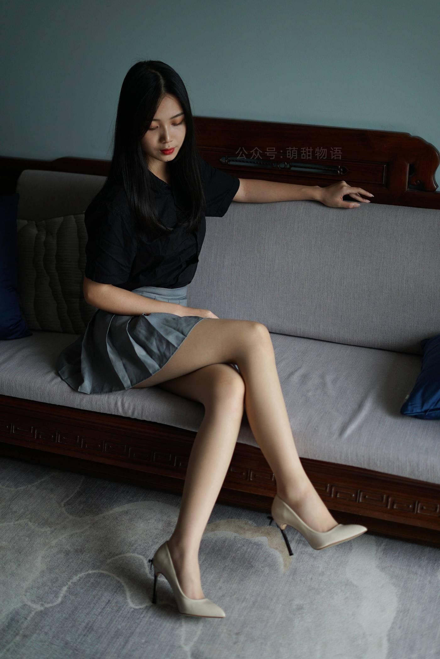 图片[75]-[萌甜物语]XM121《短裙黑衬衣-小苏》[96P] – 速更版-美库