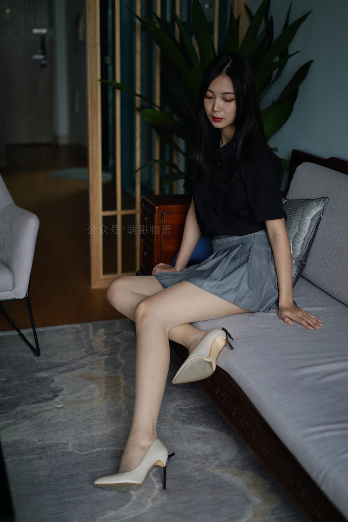 图片[91]-[萌甜物语]XM121《短裙黑衬衣-小苏》[96P] – 速更版-美库