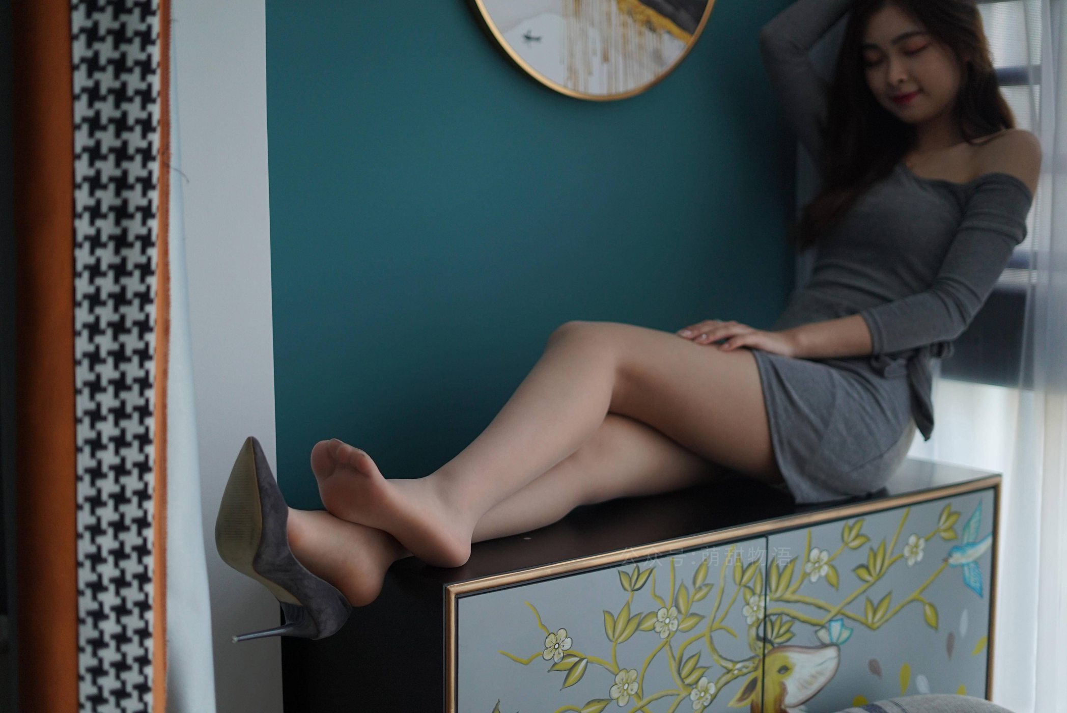 图片[40]-[萌甜物语]XM122《露肩连衣裙-姗姗》[101P] – 速更版-美库