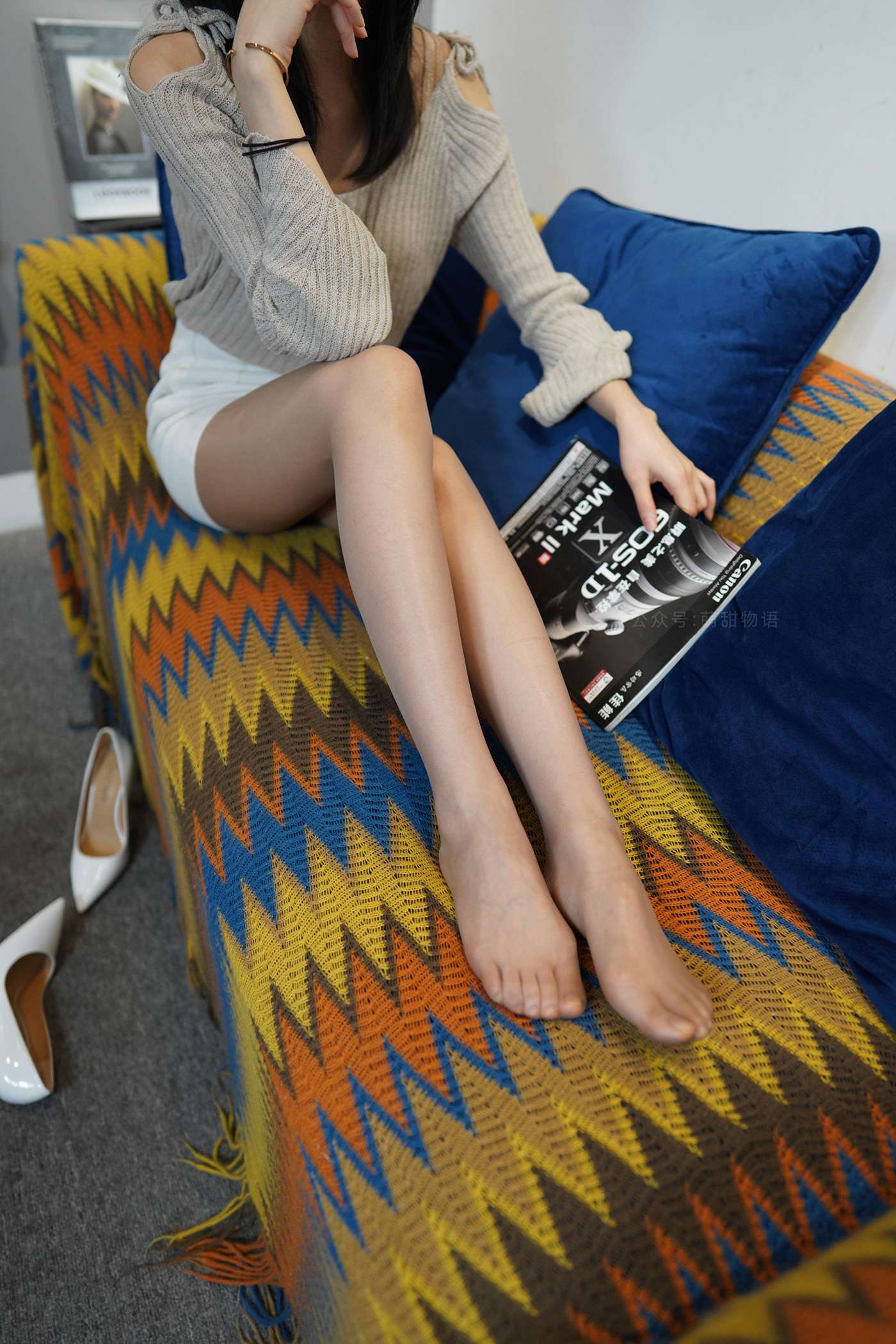 图片[91]-[萌甜物语]XM125《文静阅读装-腿腿》[89P] – 速更版-美库