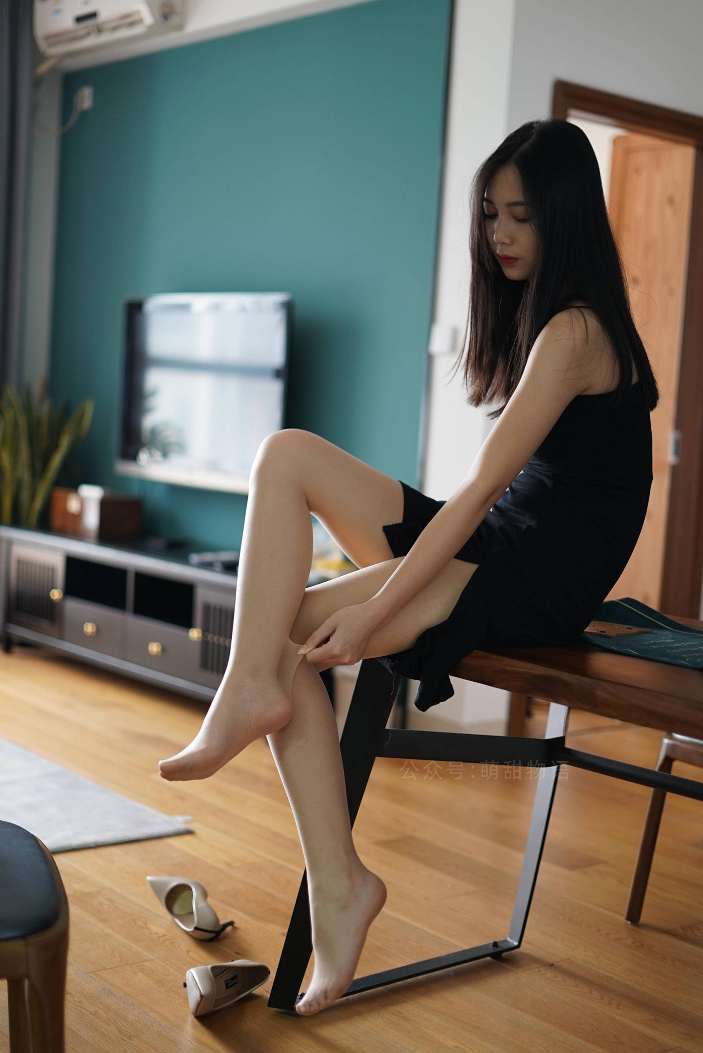 图片[35]-[萌甜物语]XM127《黑色开衩裙-苏苏》[101P] – 速更版-美库