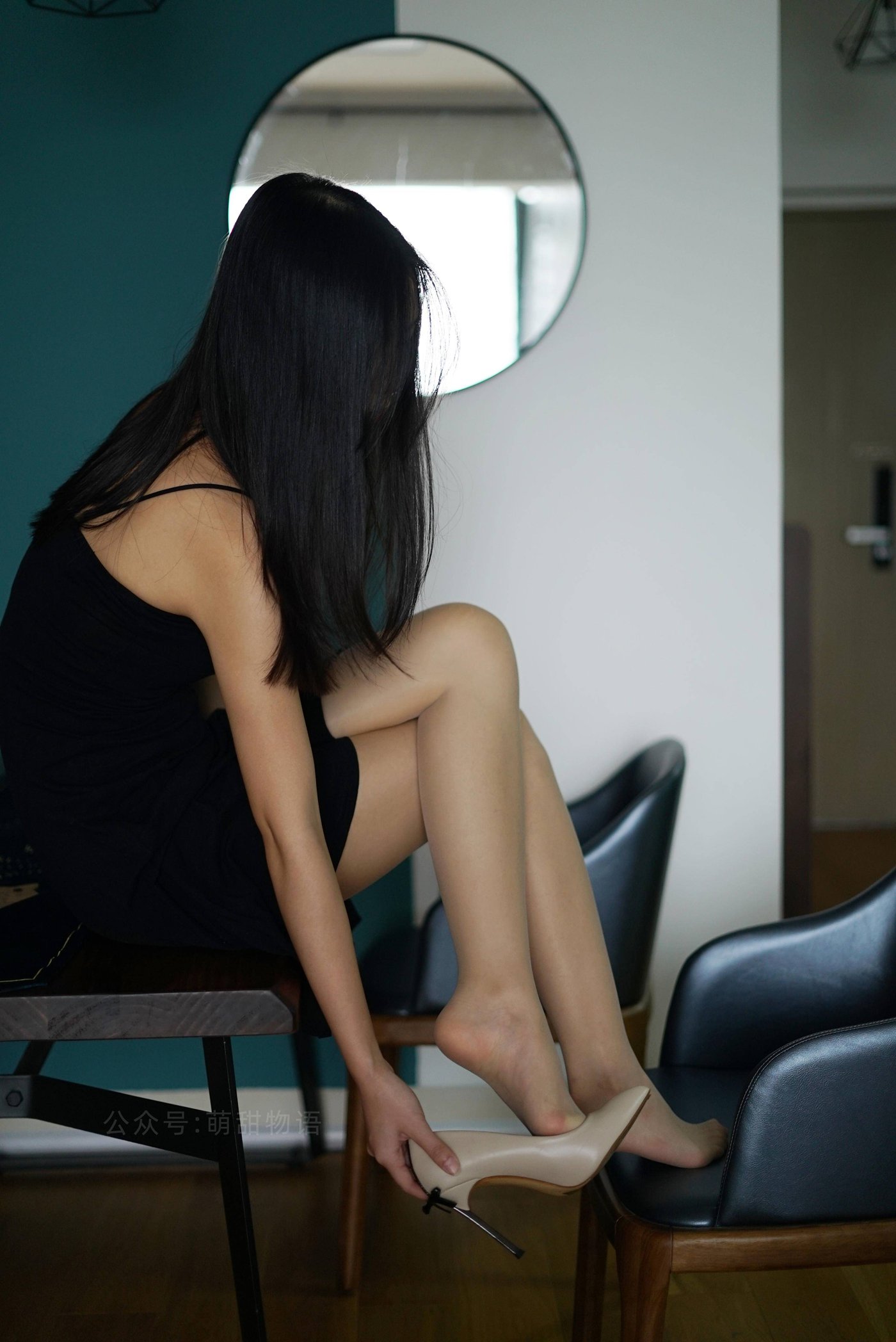 图片[49]-[萌甜物语]XM127《黑色开衩裙-苏苏》[101P] – 速更版-美库