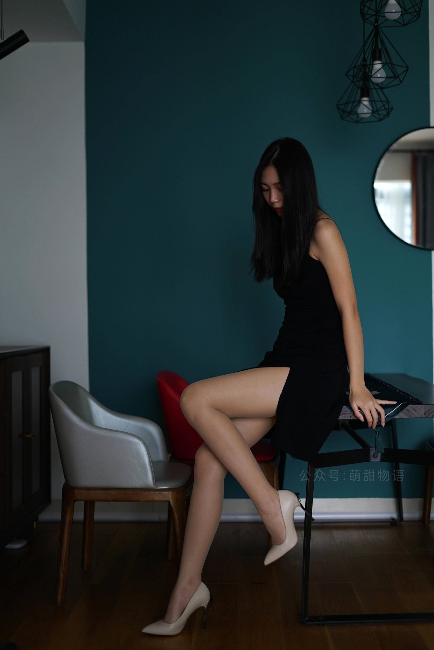 图片[76]-[萌甜物语]XM127《黑色开衩裙-苏苏》[101P] – 速更版-美库