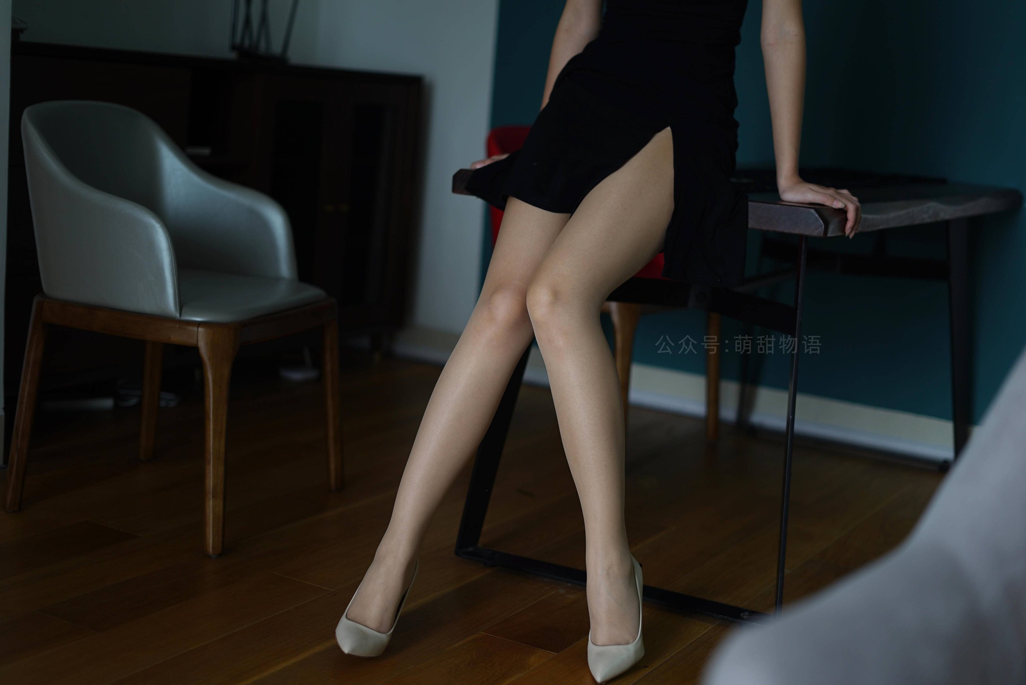 图片[96]-[萌甜物语]XM127《黑色开衩裙-苏苏》[101P] – 速更版-美库