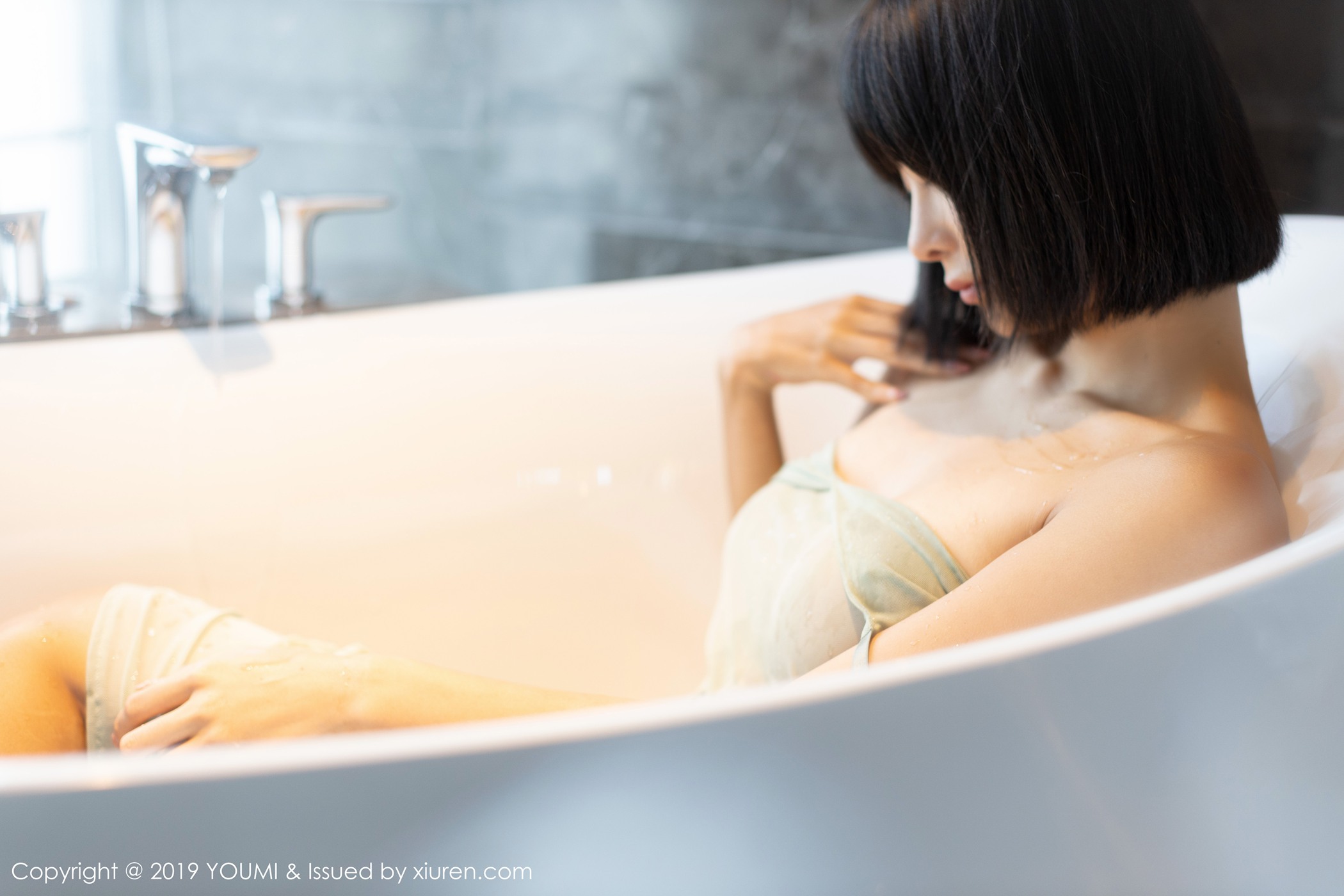 图片[19]-[YouMi尤蜜荟]YMH20191112VOL0370 2019.11.12 VOL.370 浴室中曲线诱人呈现 蓝夏Akasha[42+1P] – 速更版-美库