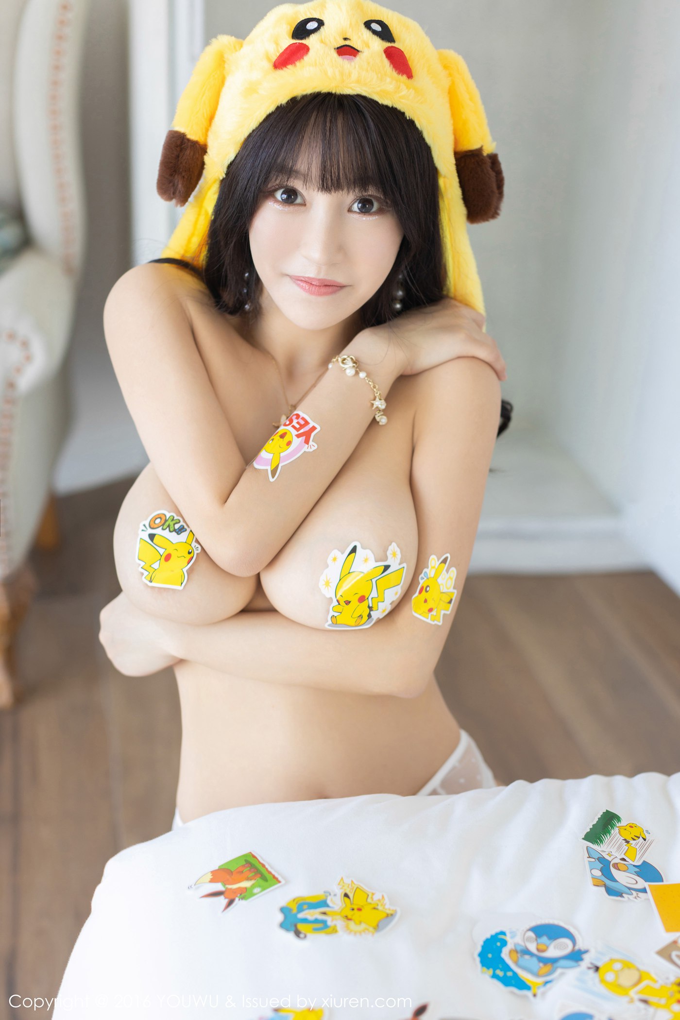 图片[40]-[YouMi尤蜜荟]YMH20200210VOL0413 2020.02.10 VOL.413 朱可儿变身皮卡丘 朱可儿Flower[72+1P] – 速更版-美库