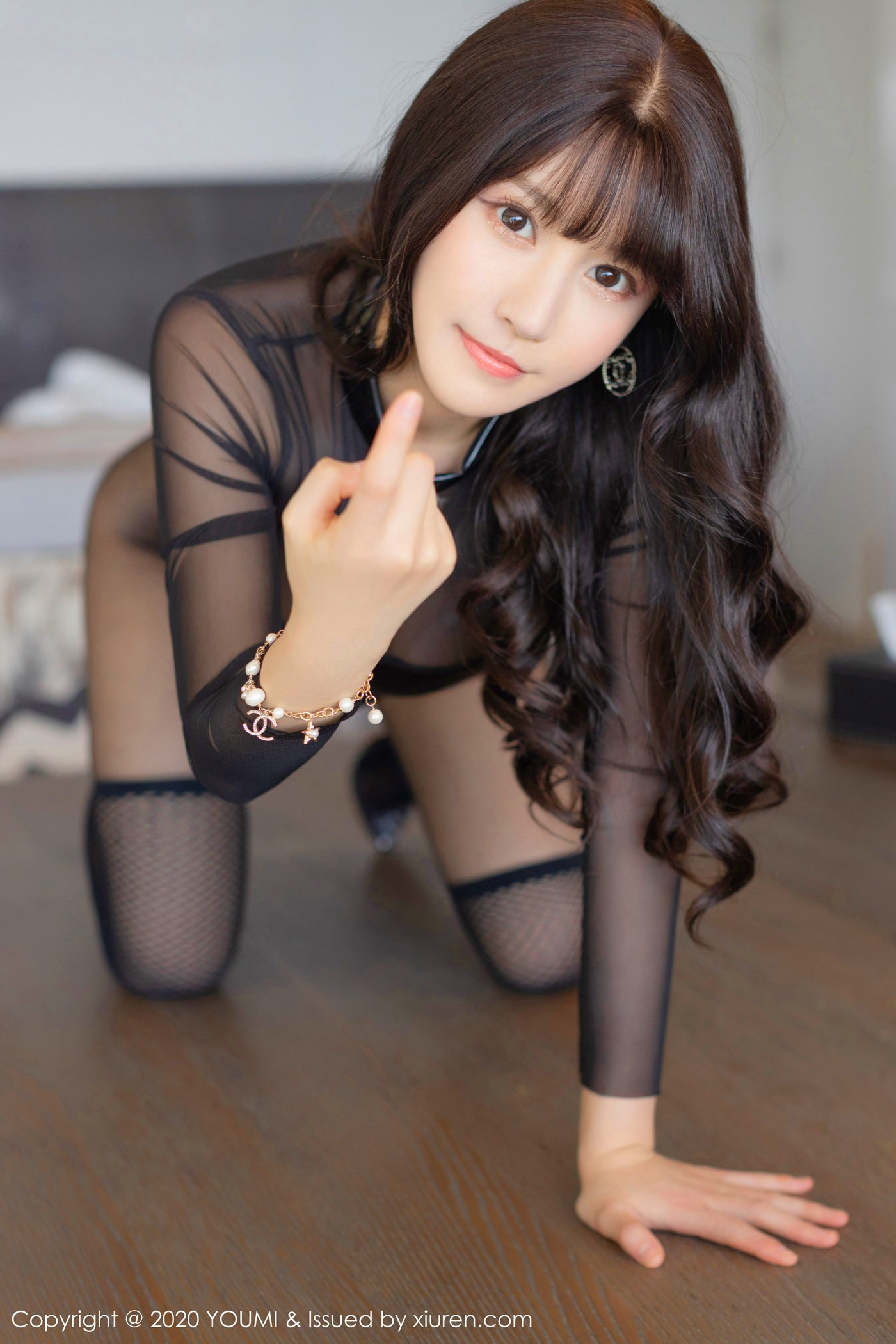 图片[13]-[YouMi尤蜜荟]YMH20200228VOL0425 2020.02.28 VOL.425 皮衣的飒爽与网袜的极致魅惑 朱可儿Flower[76+1P] – 速更版-美库