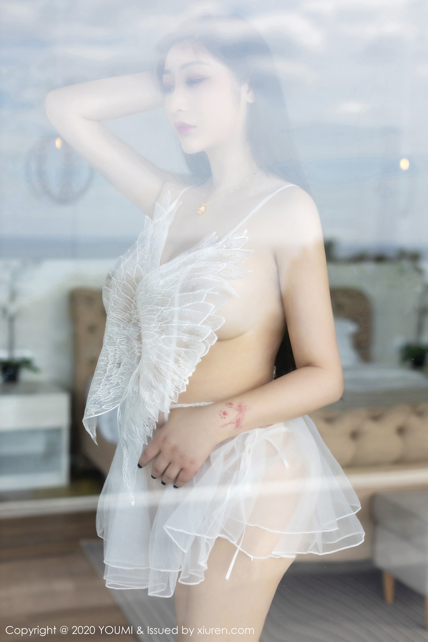 图片[38]-[YouMi尤蜜荟]YMH20200312VOL0433 2020.03.12 VOL.433 薄透的真空天使服饰 妲己_Toxic[41+1P] – 速更版-美库