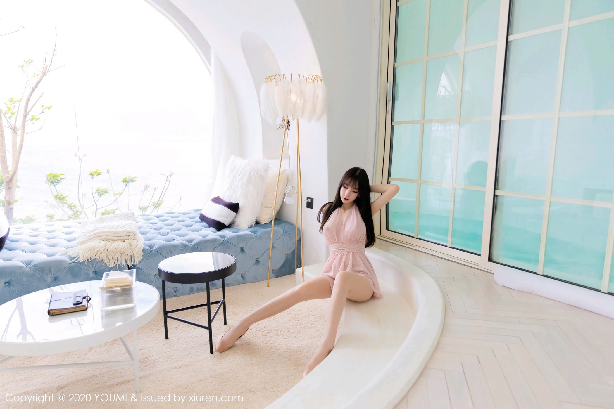 图片[55]-[YouMi尤蜜荟]YMH20200717VOL0488 2020.07.17 VOL.488 粉红色的轻纱吊裙 周于希Sandy[68+1P] – 速更版-美库