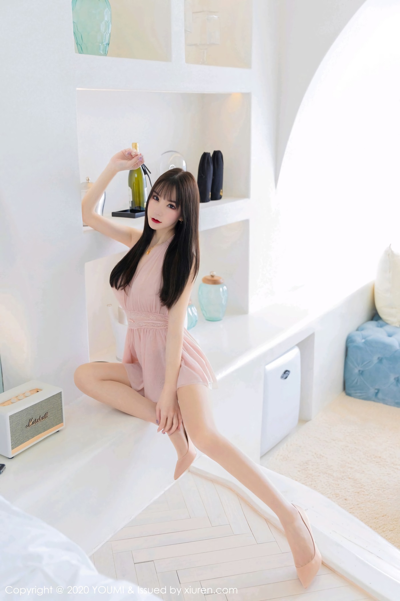 图片[63]-[YouMi尤蜜荟]YMH20200717VOL0488 2020.07.17 VOL.488 粉红色的轻纱吊裙 周于希Sandy[68+1P] – 速更版-美库