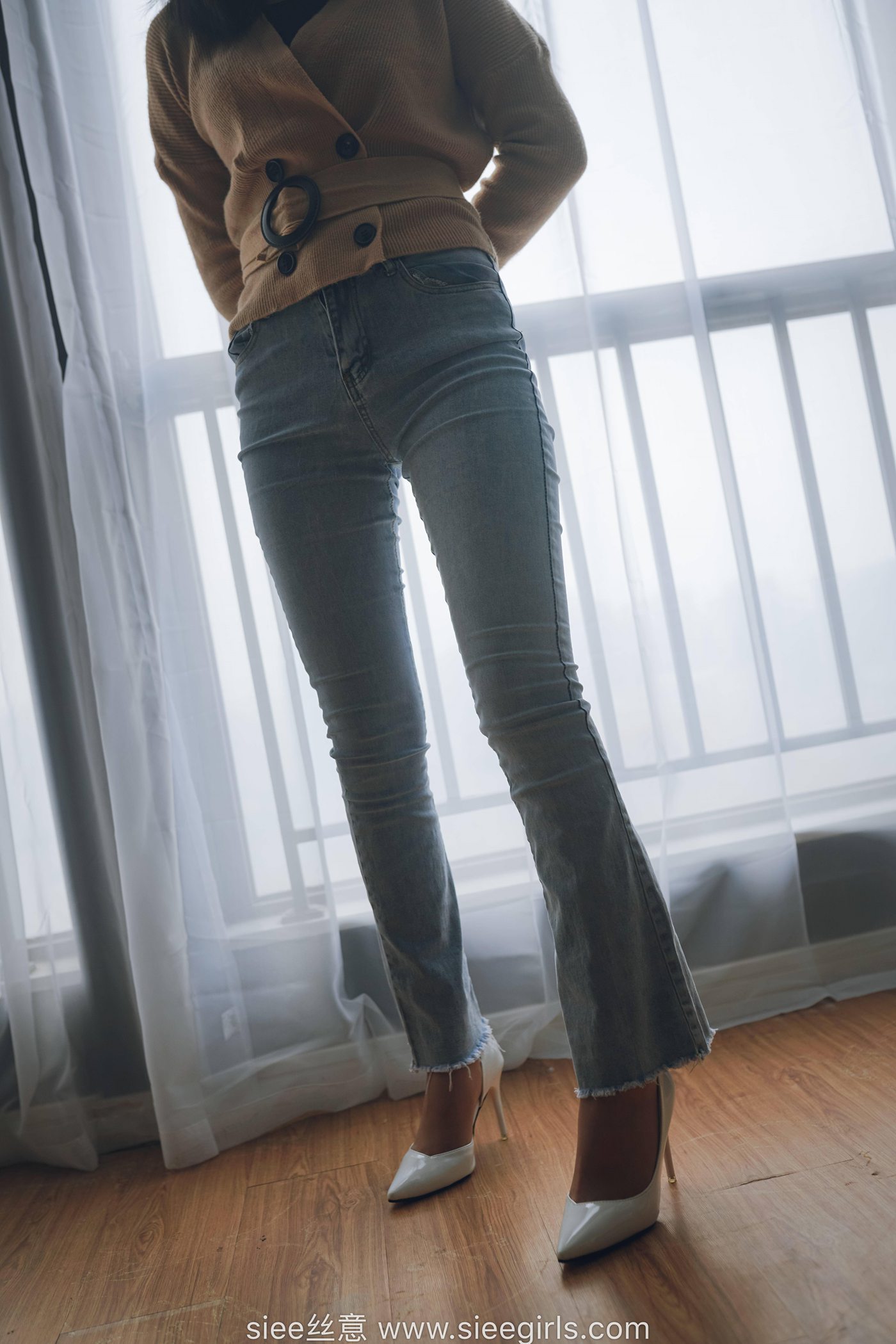 图片[12]-[SIEE丝意] No.471 文文～白色高跟鞋，裤里丝 [45P] – 速更版-美库