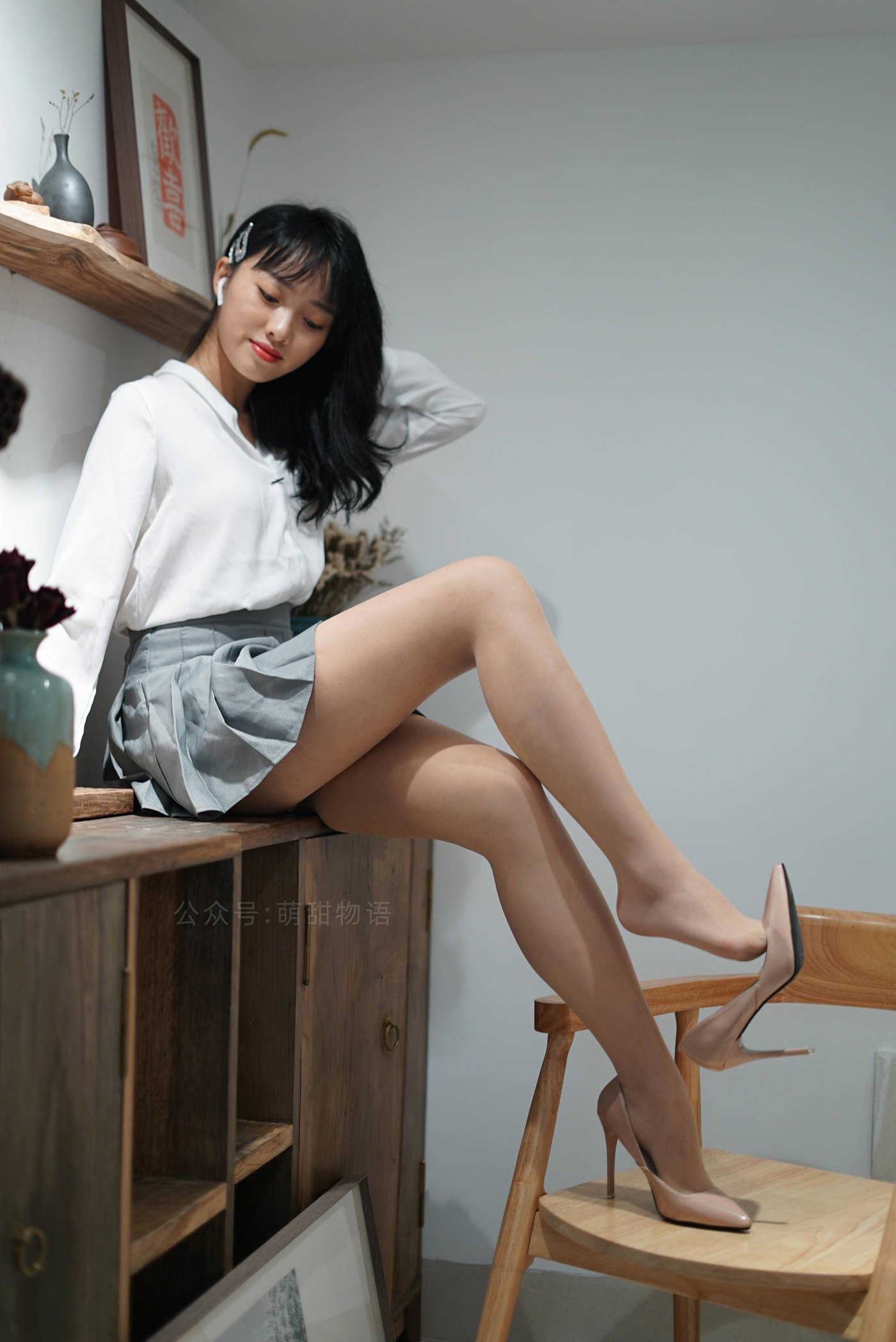 图片[88]-[萌甜物语]XM131《灰百褶白衬衫-思甜》[98P] – 速更版-美库