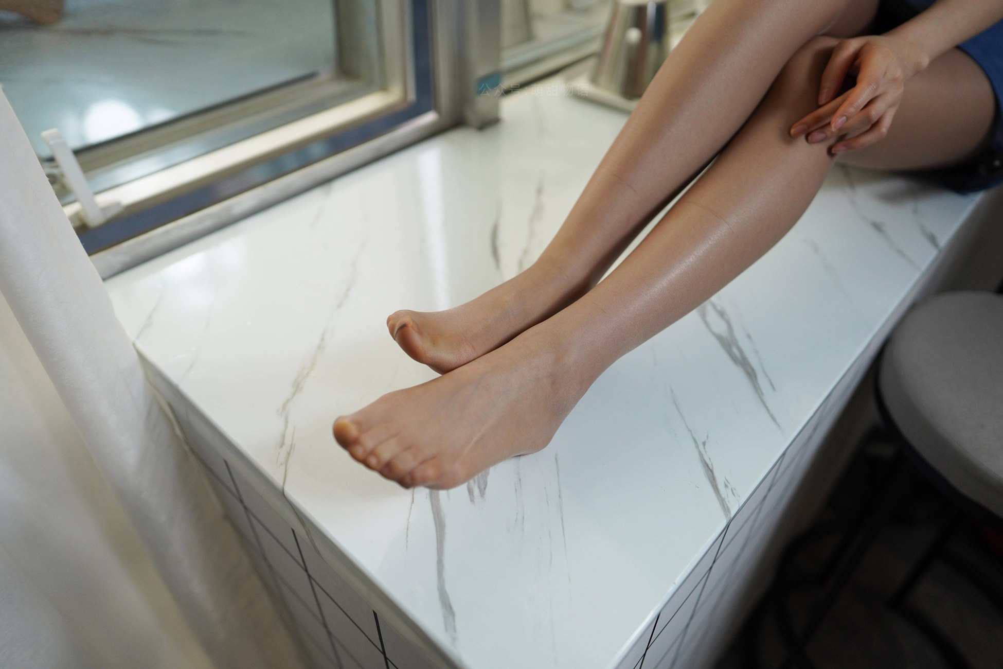 图片[55]-[萌甜物语]XM138《蓝裙OL装-腿腿》[77P] – 速更版-美库