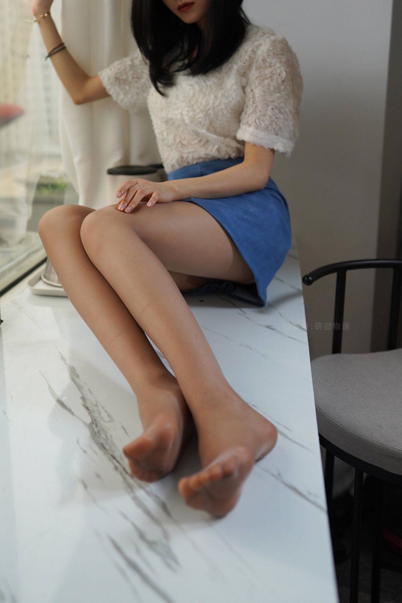 图片[62]-[萌甜物语]XM138《蓝裙OL装-腿腿》[77P] – 速更版-美库
