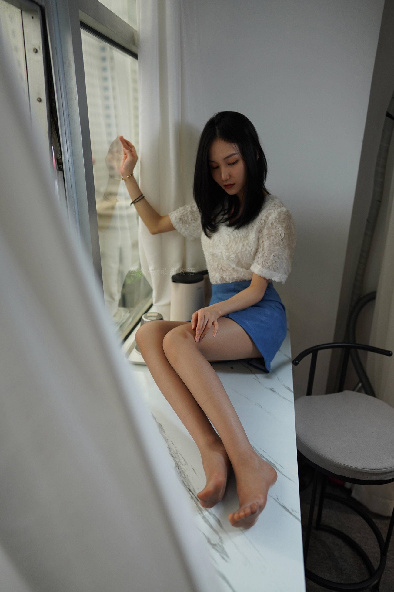 图片[65]-[萌甜物语]XM138《蓝裙OL装-腿腿》[77P] – 速更版-美库