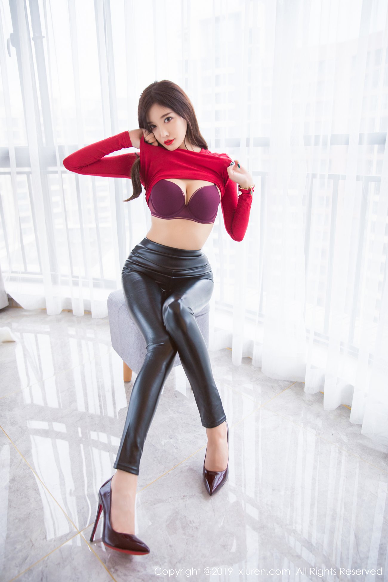图片[11]-[Xiuren秀人网]XR20190423N01411 2019.04.23 NO.1411 不可抗拒的皮裤诱惑 杨晨晨sugar[56+1P] – 速更版-美库