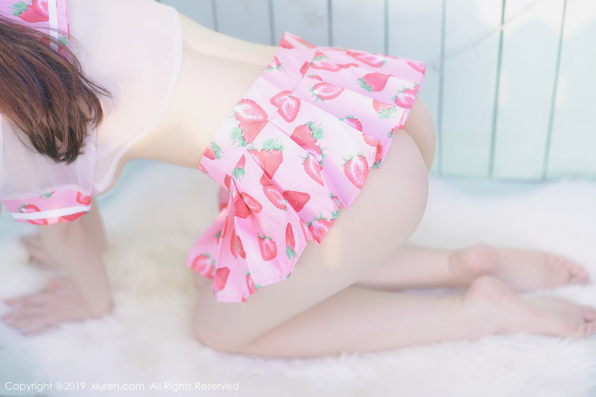 图片[23]-[Xiuren秀人网]XR20190426N01419 2019.04.26 NO.1419 空乘制服与草莓内衣系列 沈梦瑶[63 +1P] – 速更版-美库