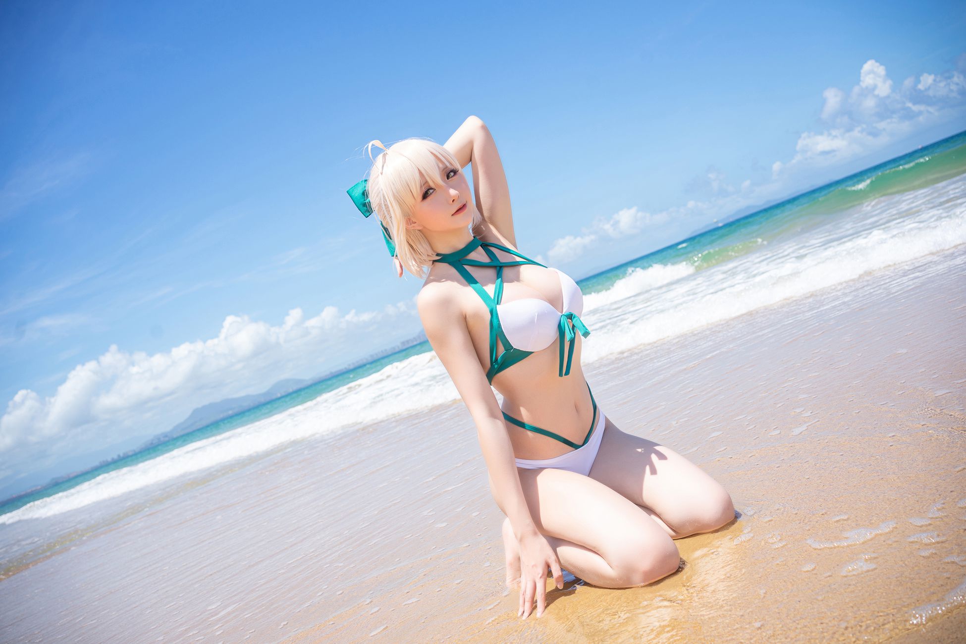 图片[15]-星之迟迟 – 秘密花园 冲田总司泳装[14P] – 速更版-美库