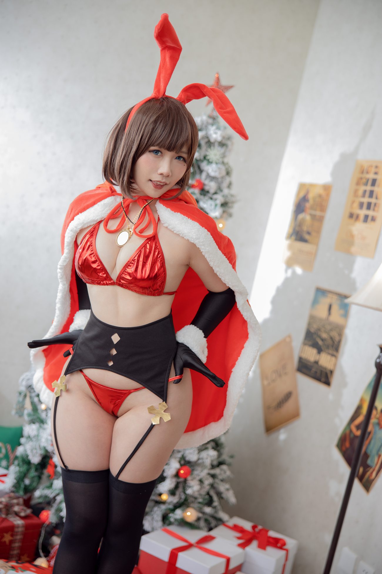 图片[23]-麻花麻花酱 NO.019 – 圣诞兔子[22P] – 速更版-美库